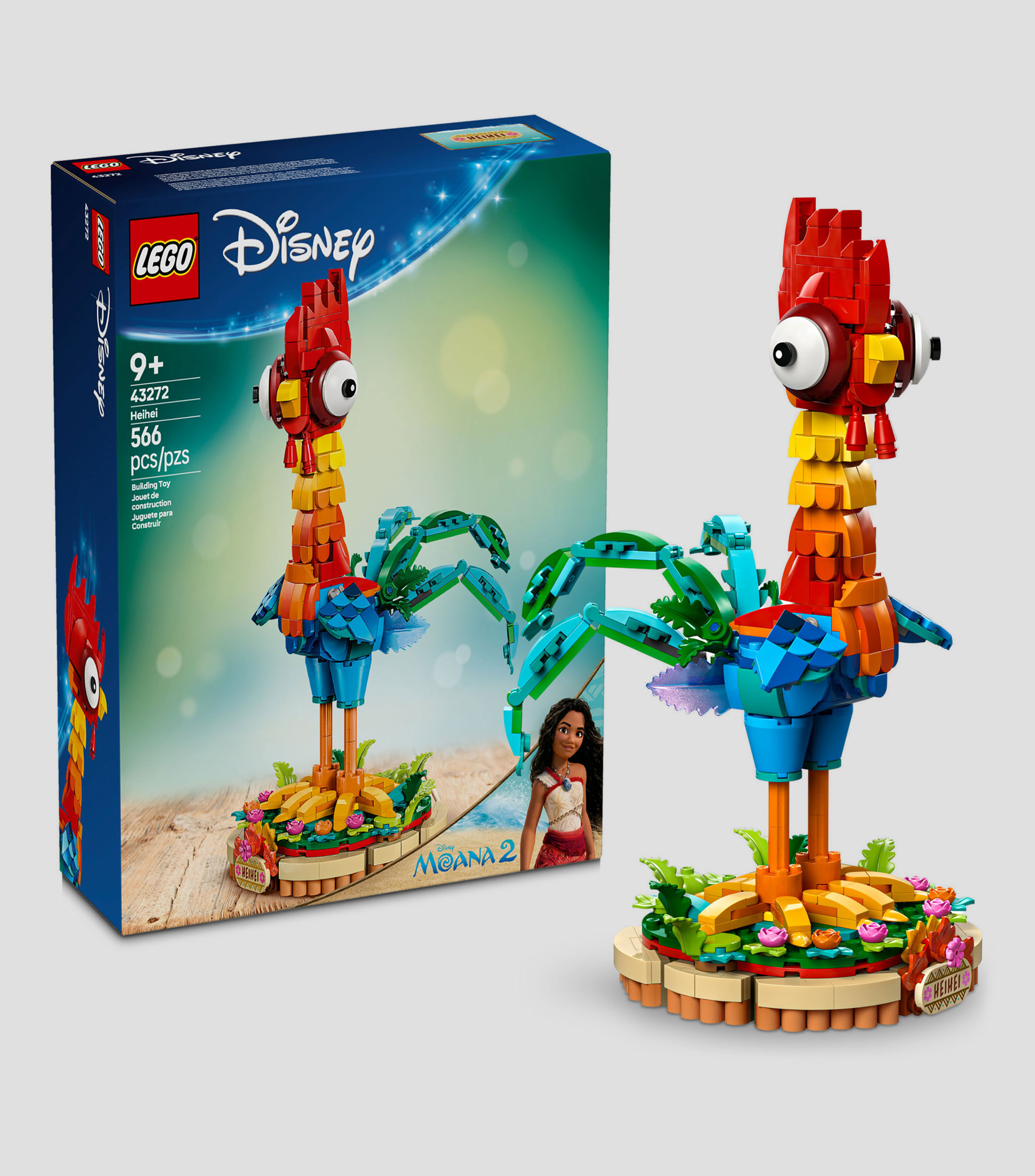Lego Disney Moana 2 Heihei Modelo de Animal 43272