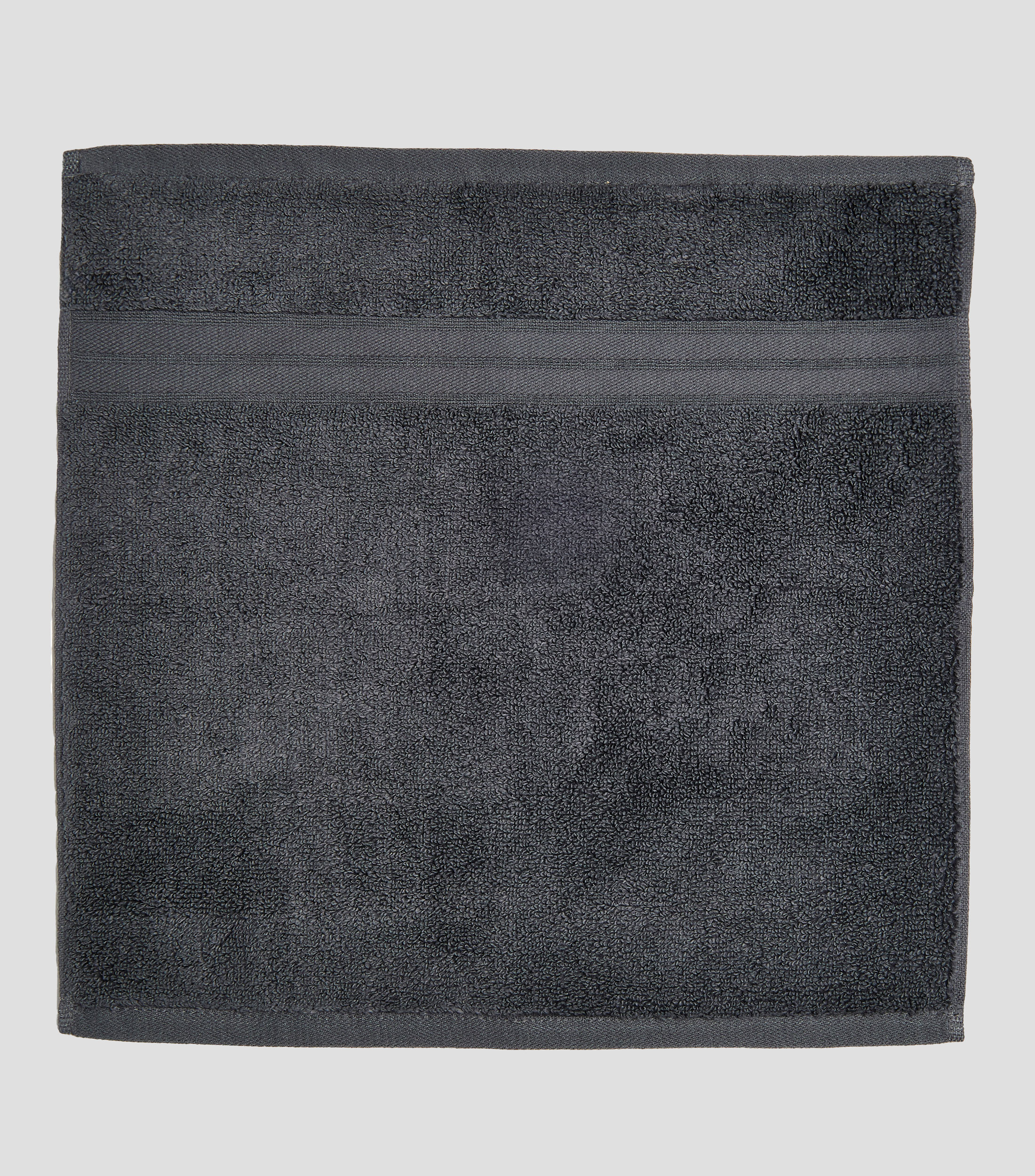Toalla Facial Natural Loft Gris Oscuro