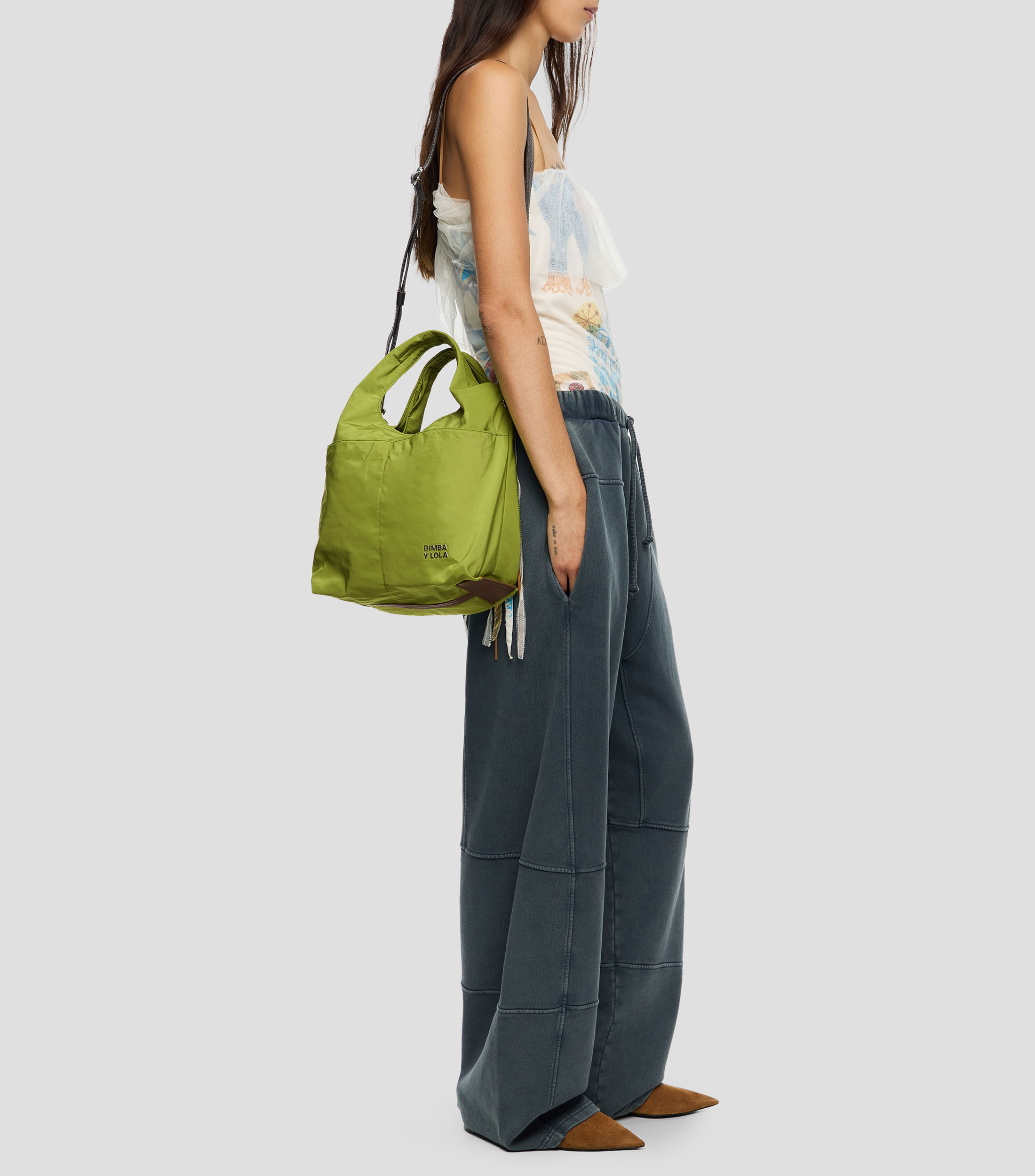 Bolsa Crossbody con Logotipo Mujer