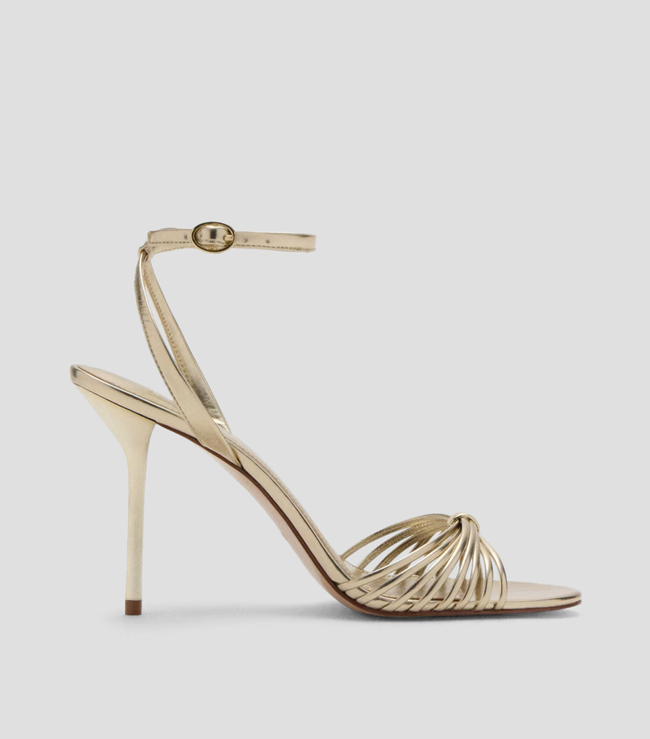 Sandalias de pulsera con tacón alto de aguja Mujer