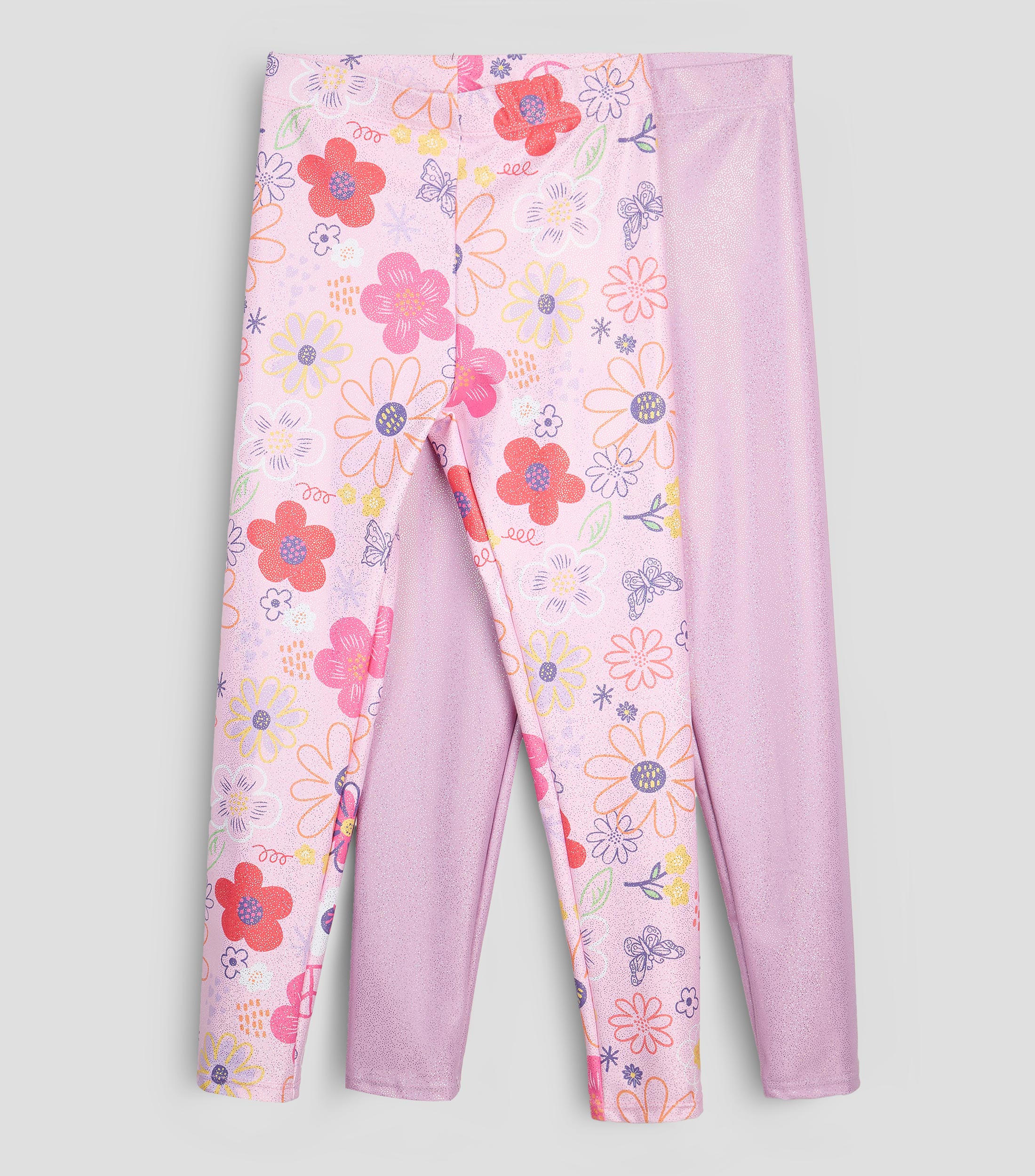Set 2 leggings fantasía Niña