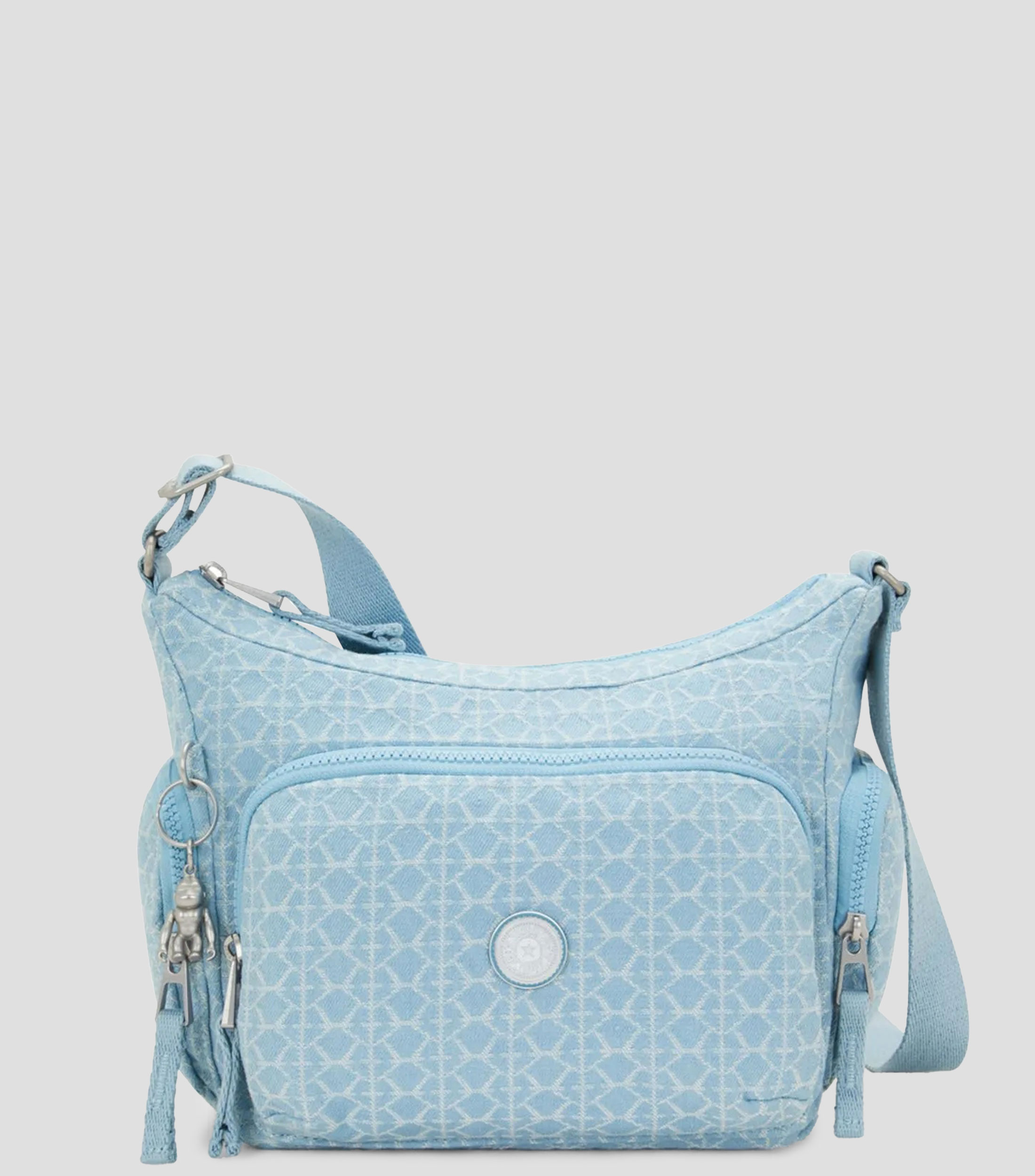 Bolsa shoulder Gabb S azul cielo estampada Mujer