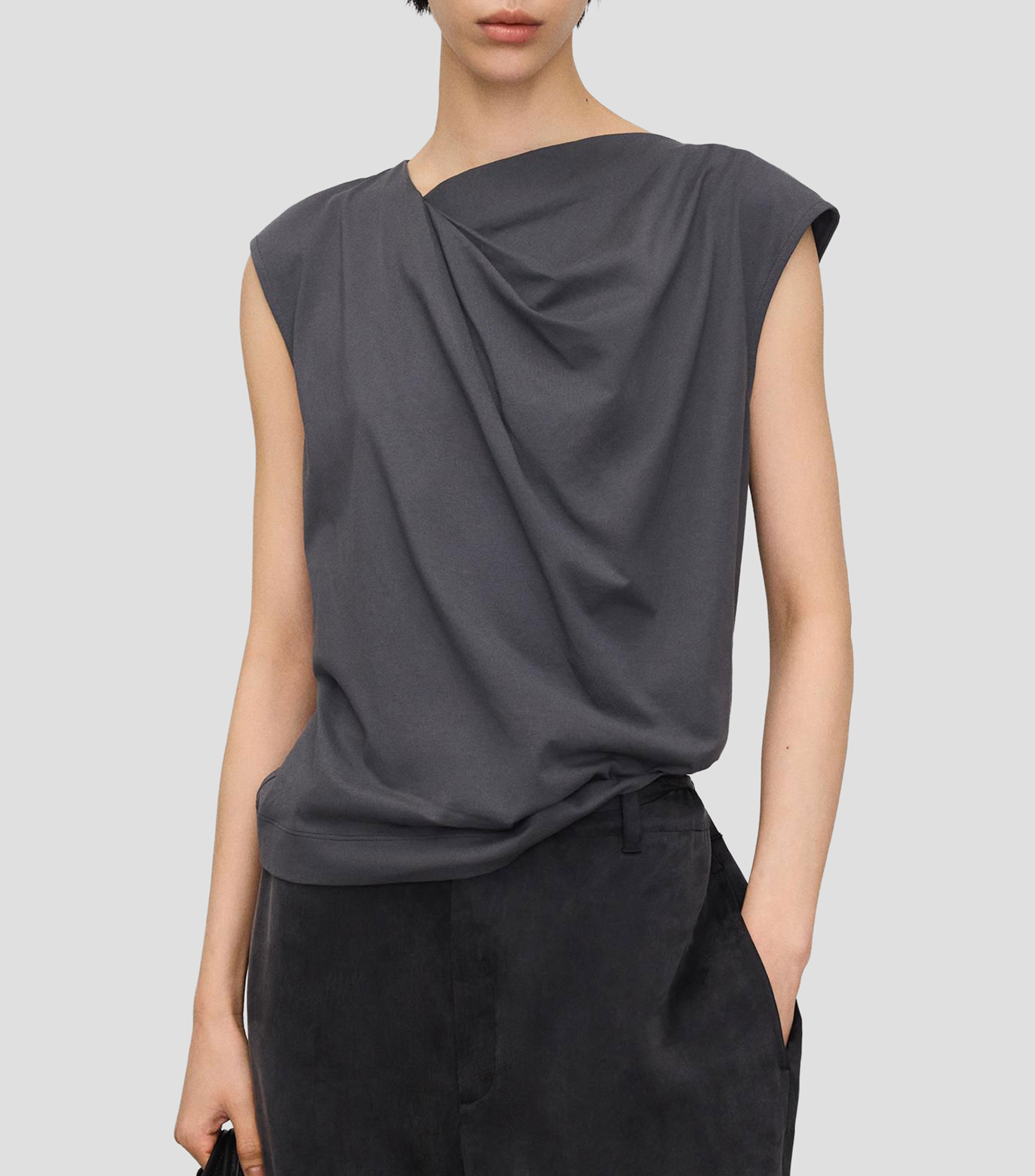 Blusa lisa manga corta PYRATEX Mujer