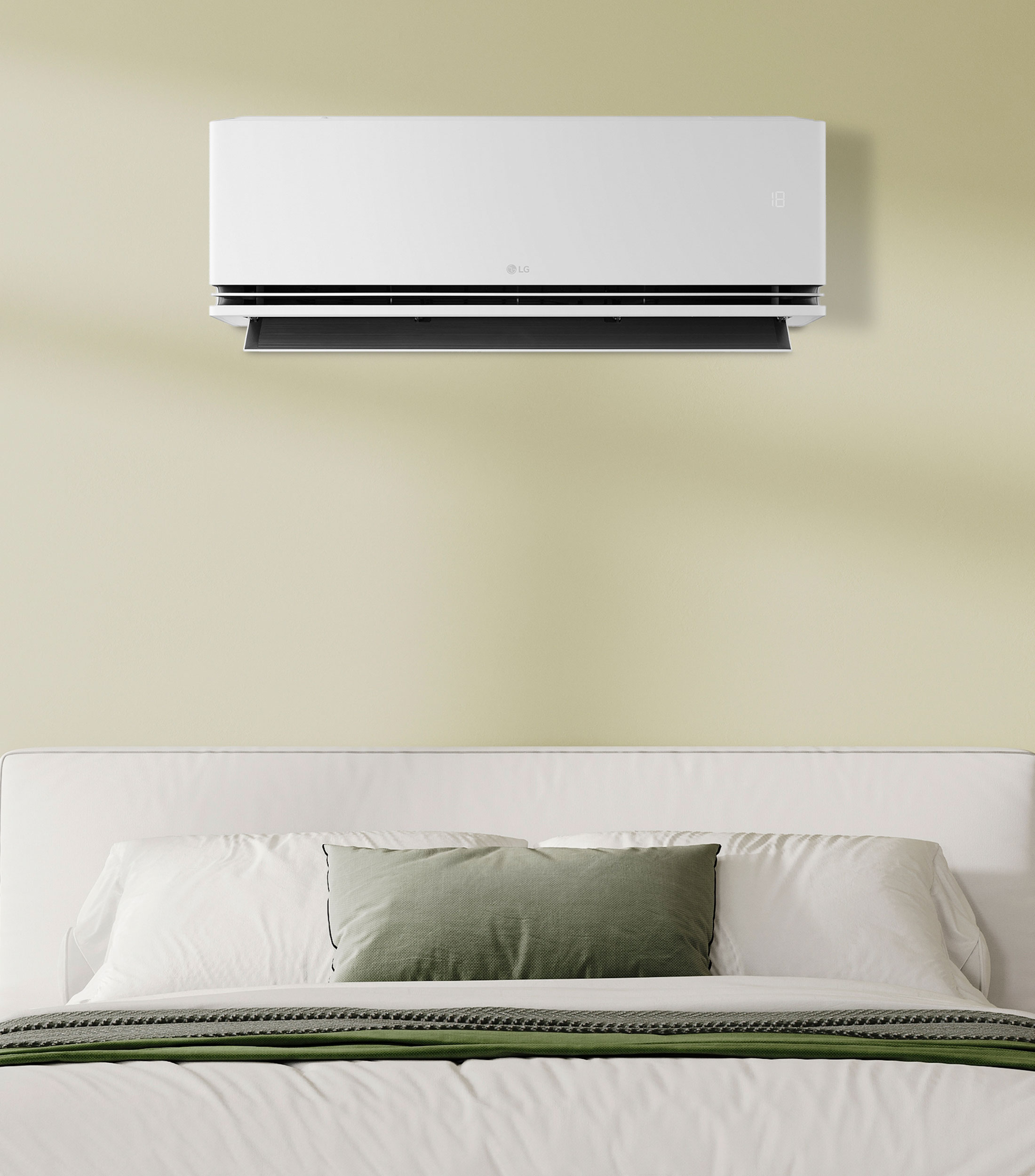 Aire Acondicionado Minisplit LG Dual Inverter AI Air 1 Tonelada Frío y Calor 220V VA122H5