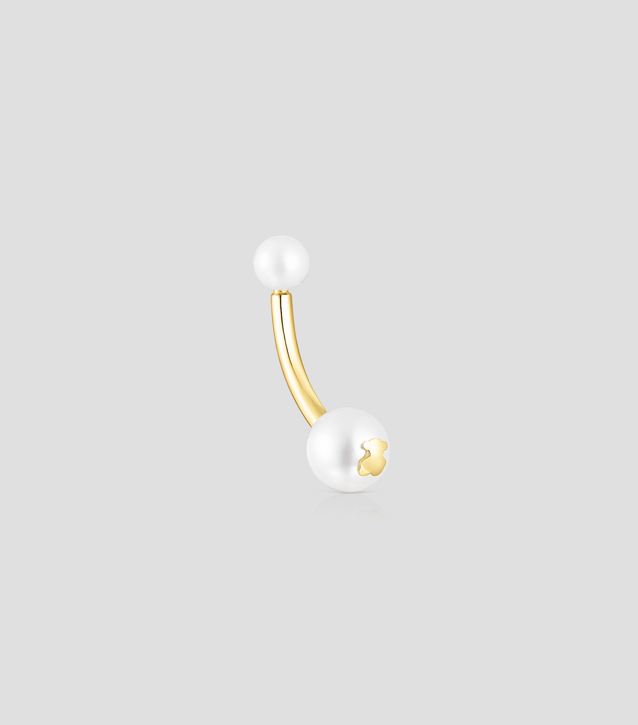Piercing para ombligo en Oro amarillo 18 Kts Mujer