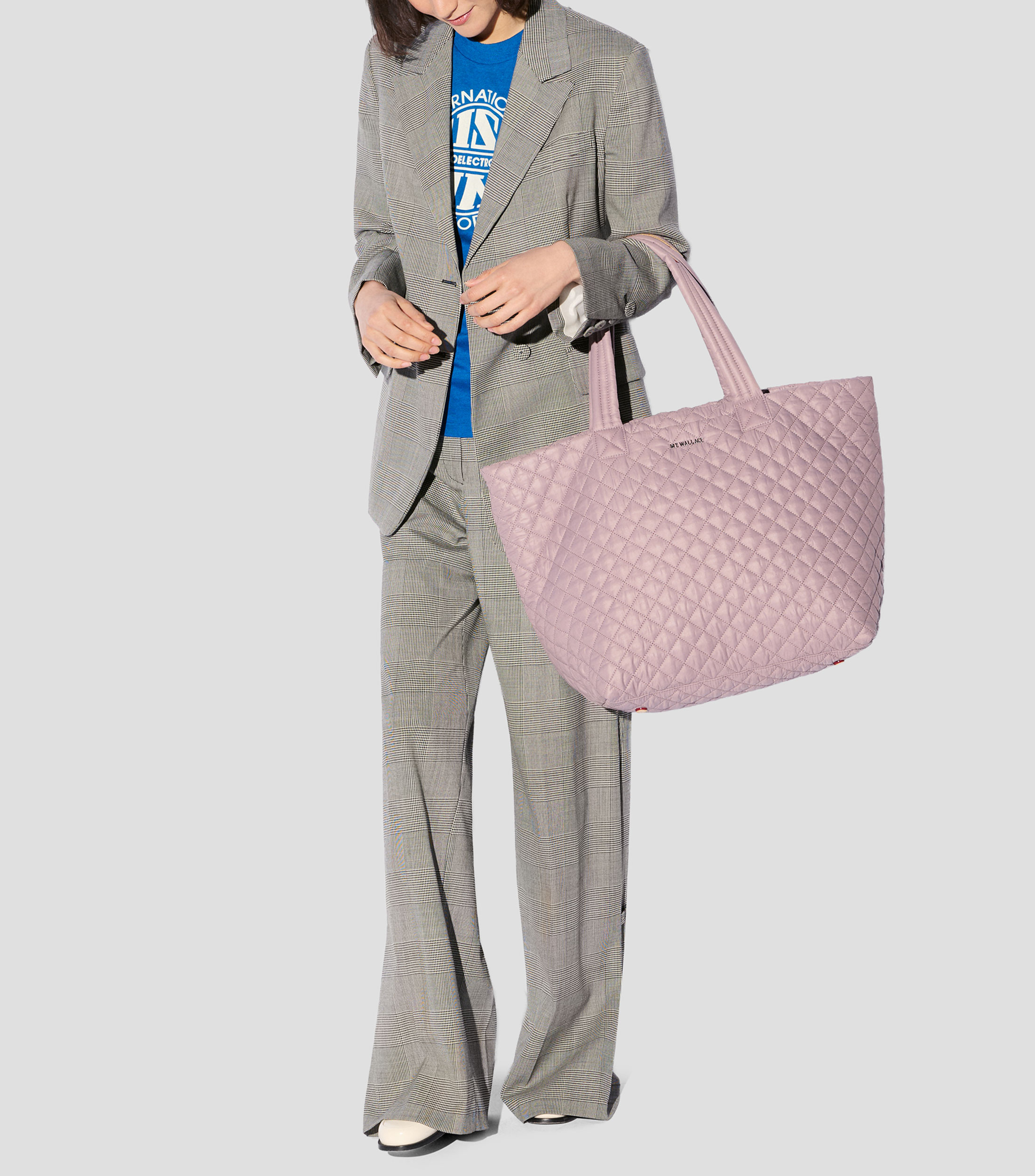 Bolsa tote Deluxe II lisa capitonada Mujer