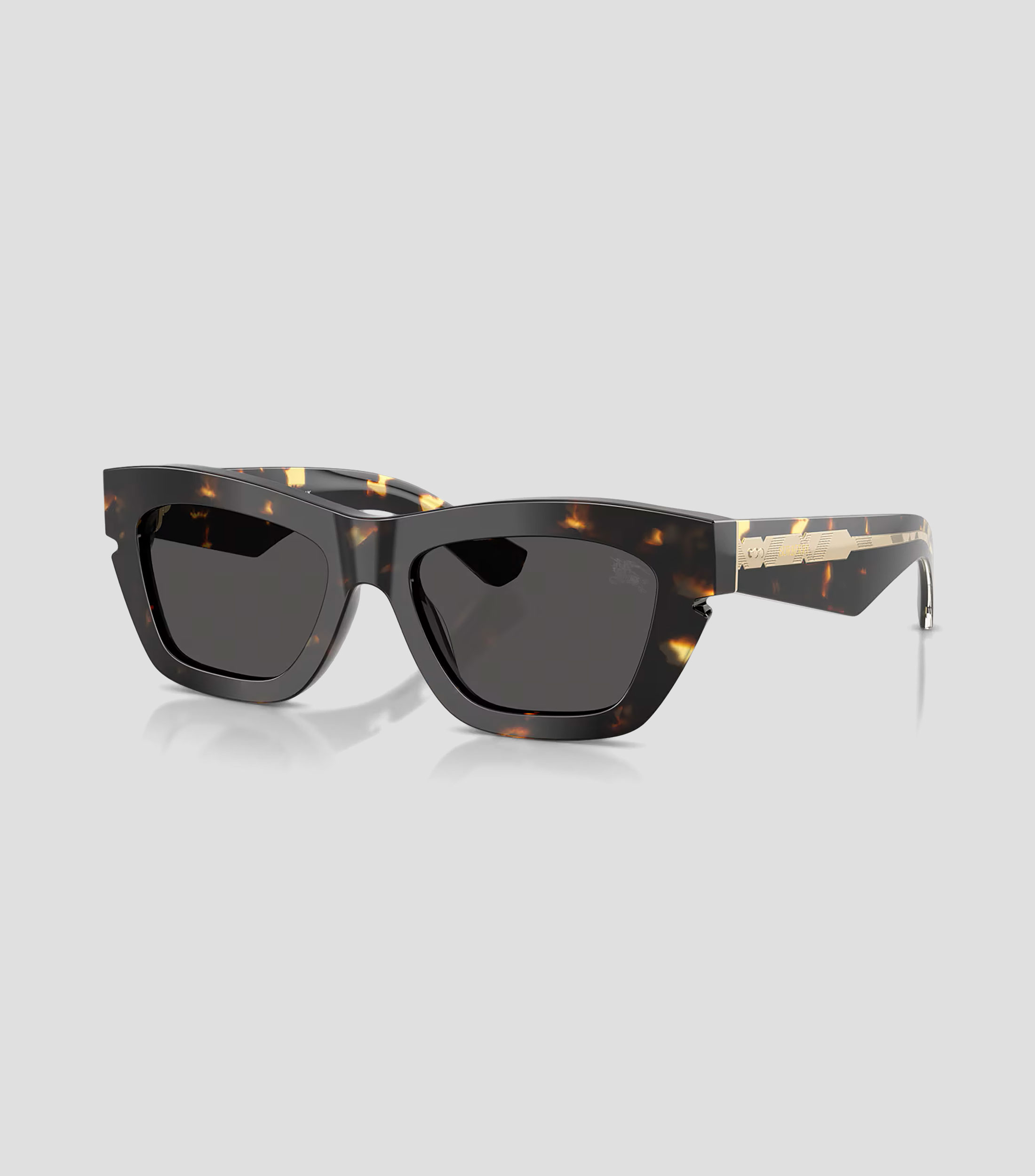 Lentes de sol ojo de gato marrón Mujer