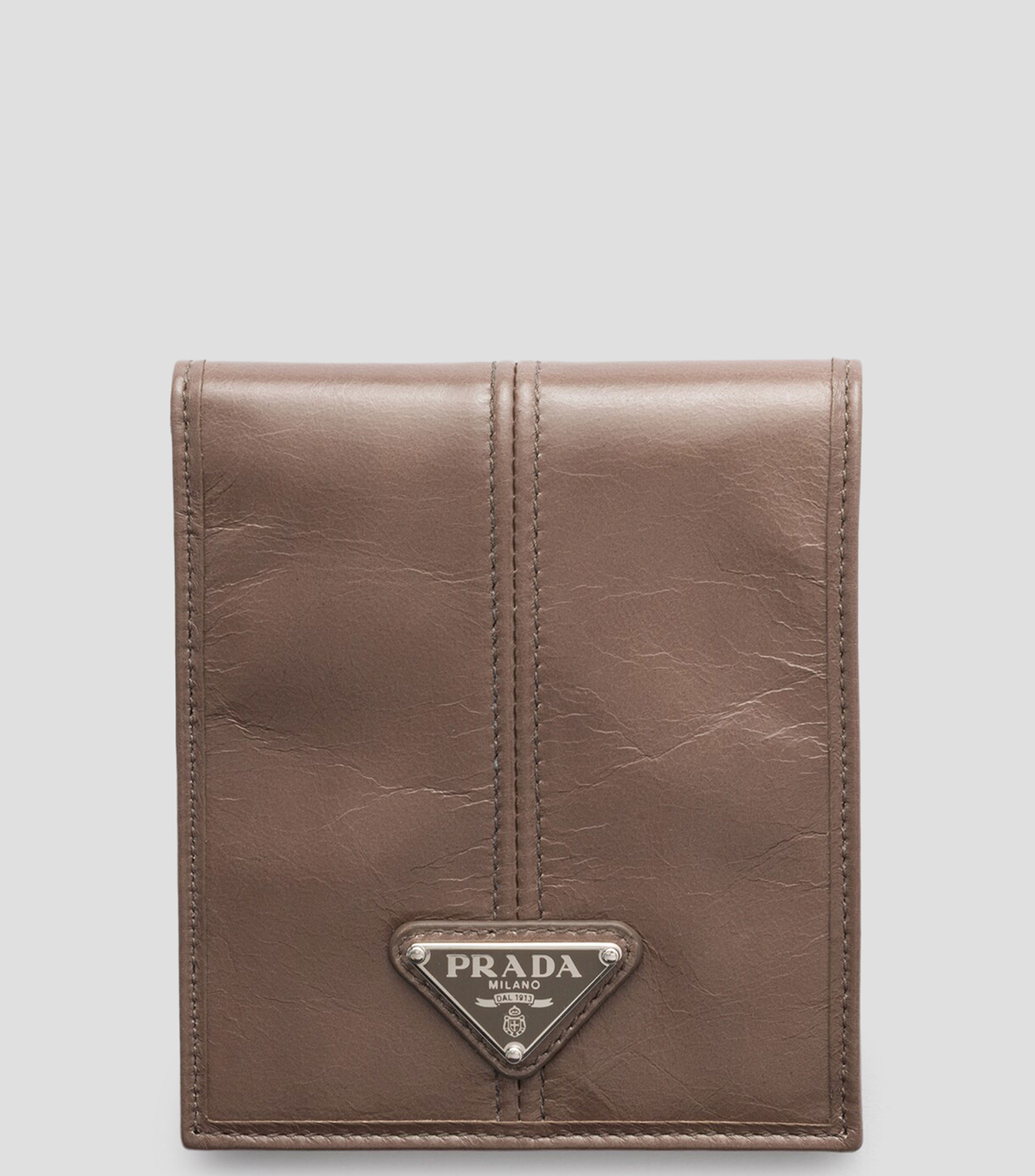 Cartera bifold de piel fantasía Hombre