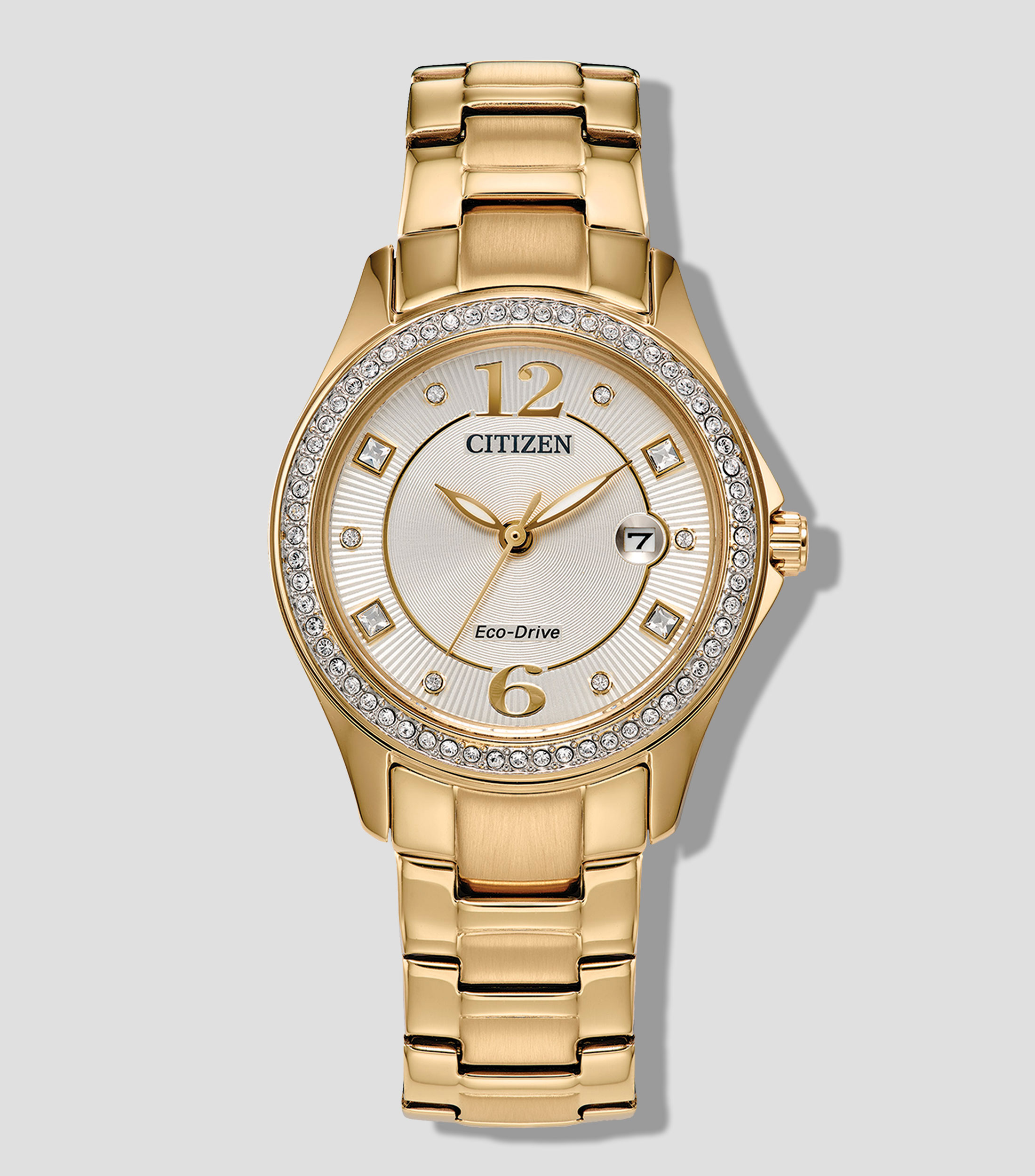 Reloj para Mujer Ladies Crystal Casual, Dorado