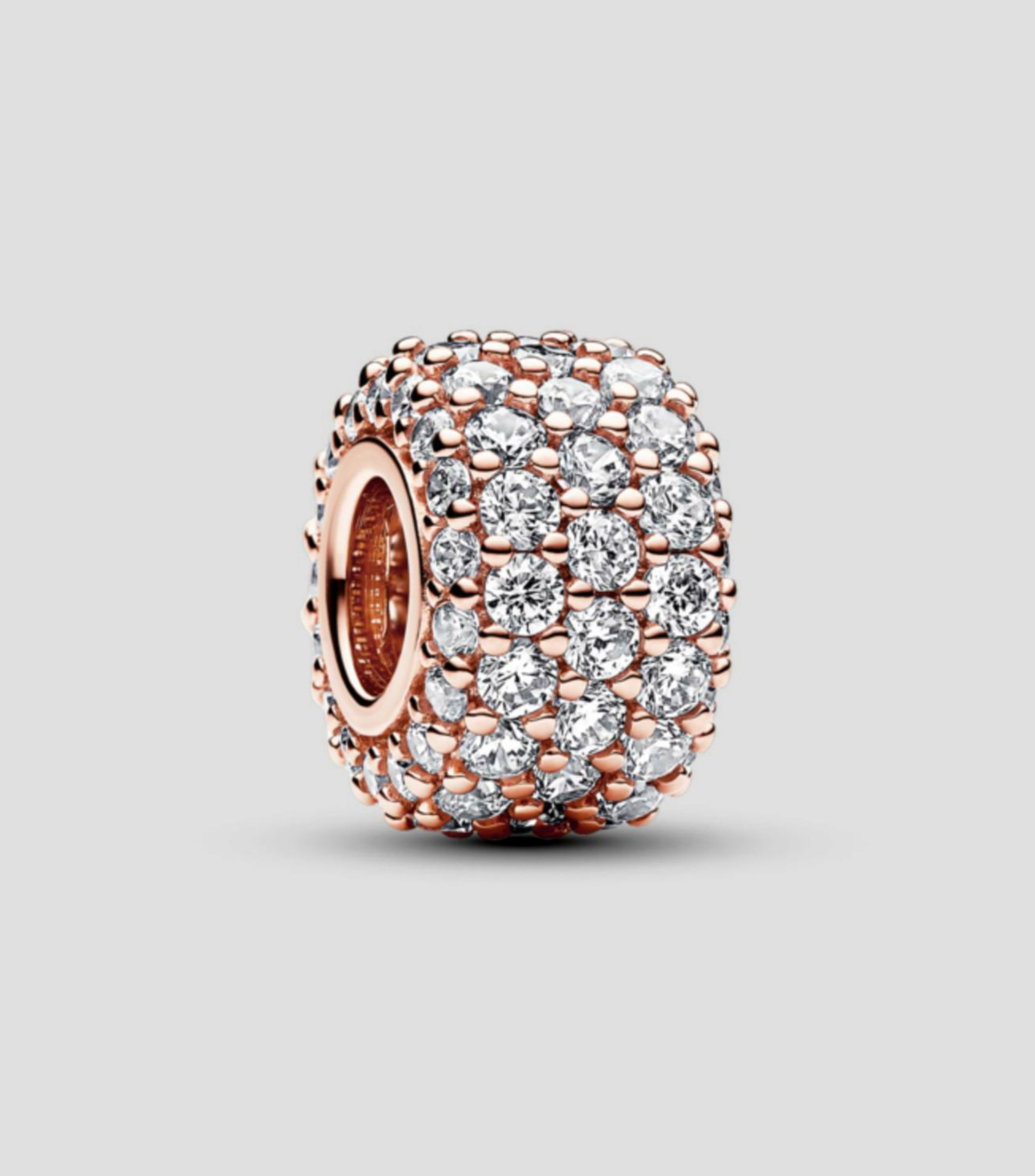 Charm aro triple fila de pave Pandora Moments Mujer