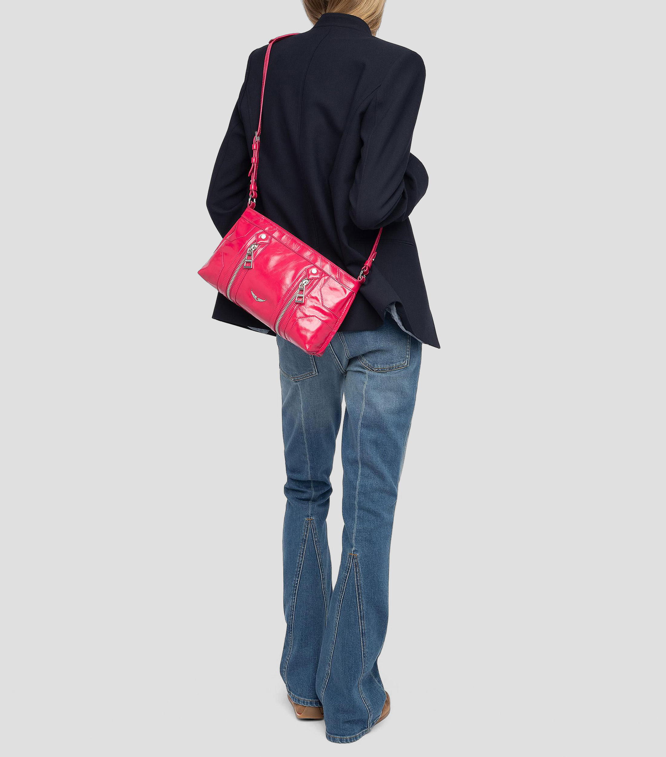 Bolsa crossbody Sunny en piel liso Mujer