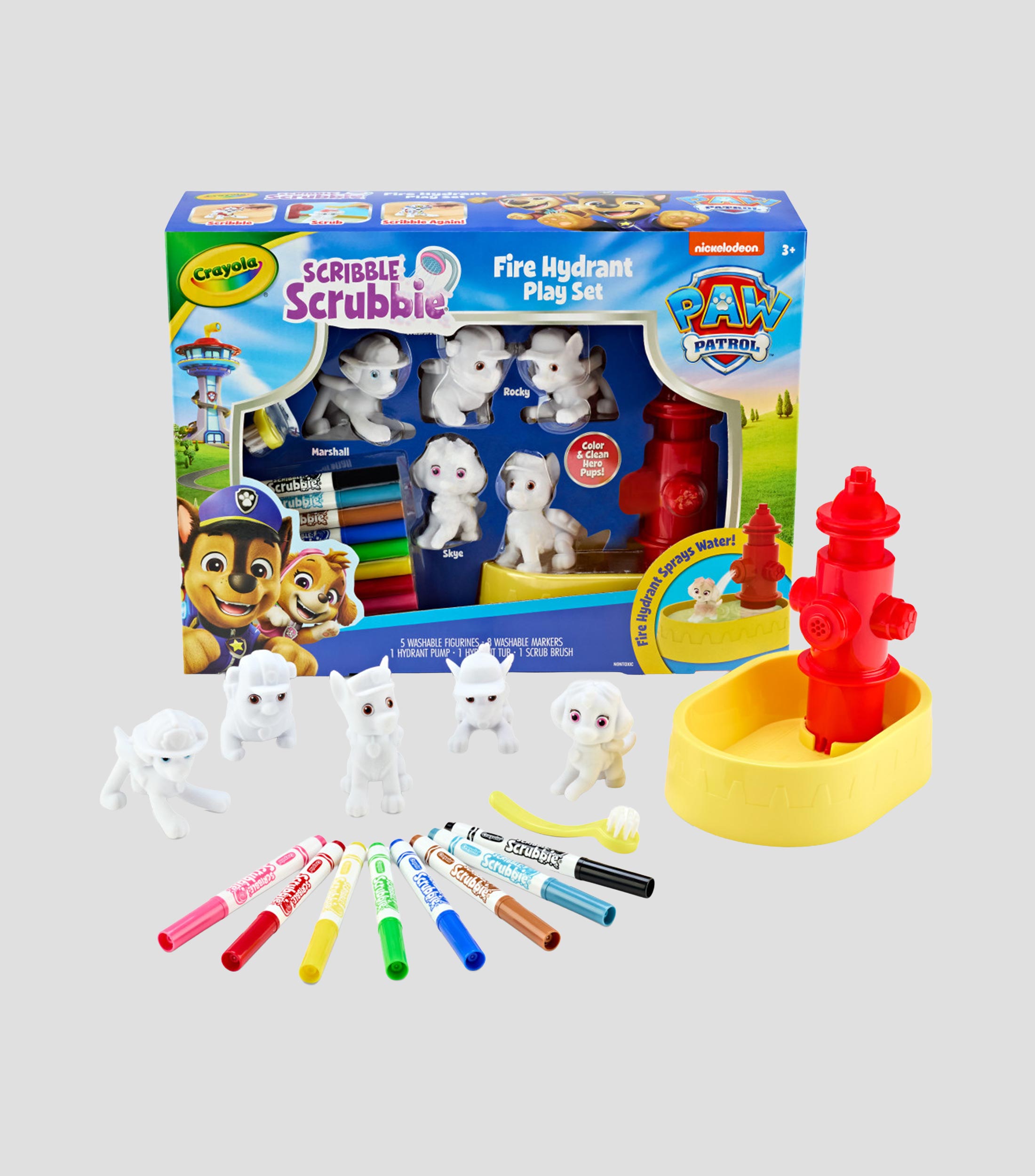 Set de Juego Scribble Scrubbie Paw Patrol Fire Hydrant Play Set