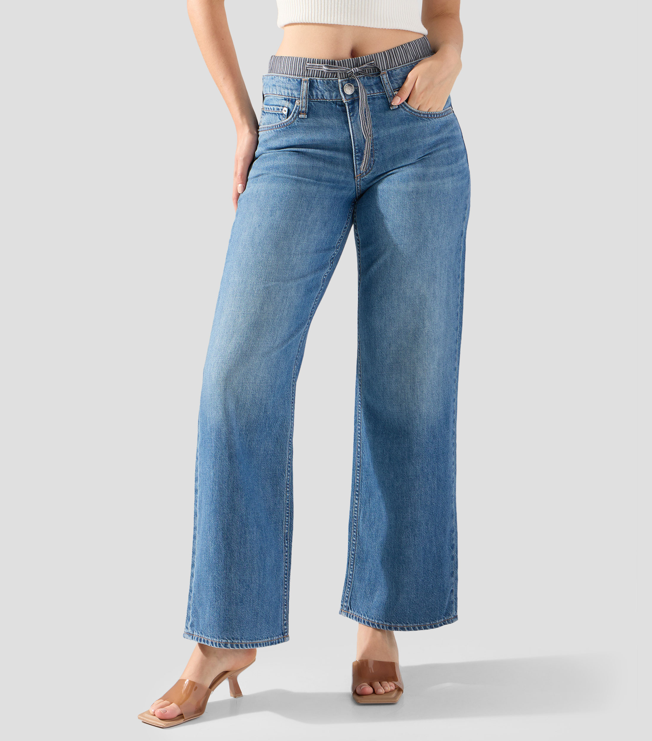 Jeans straight Mujer