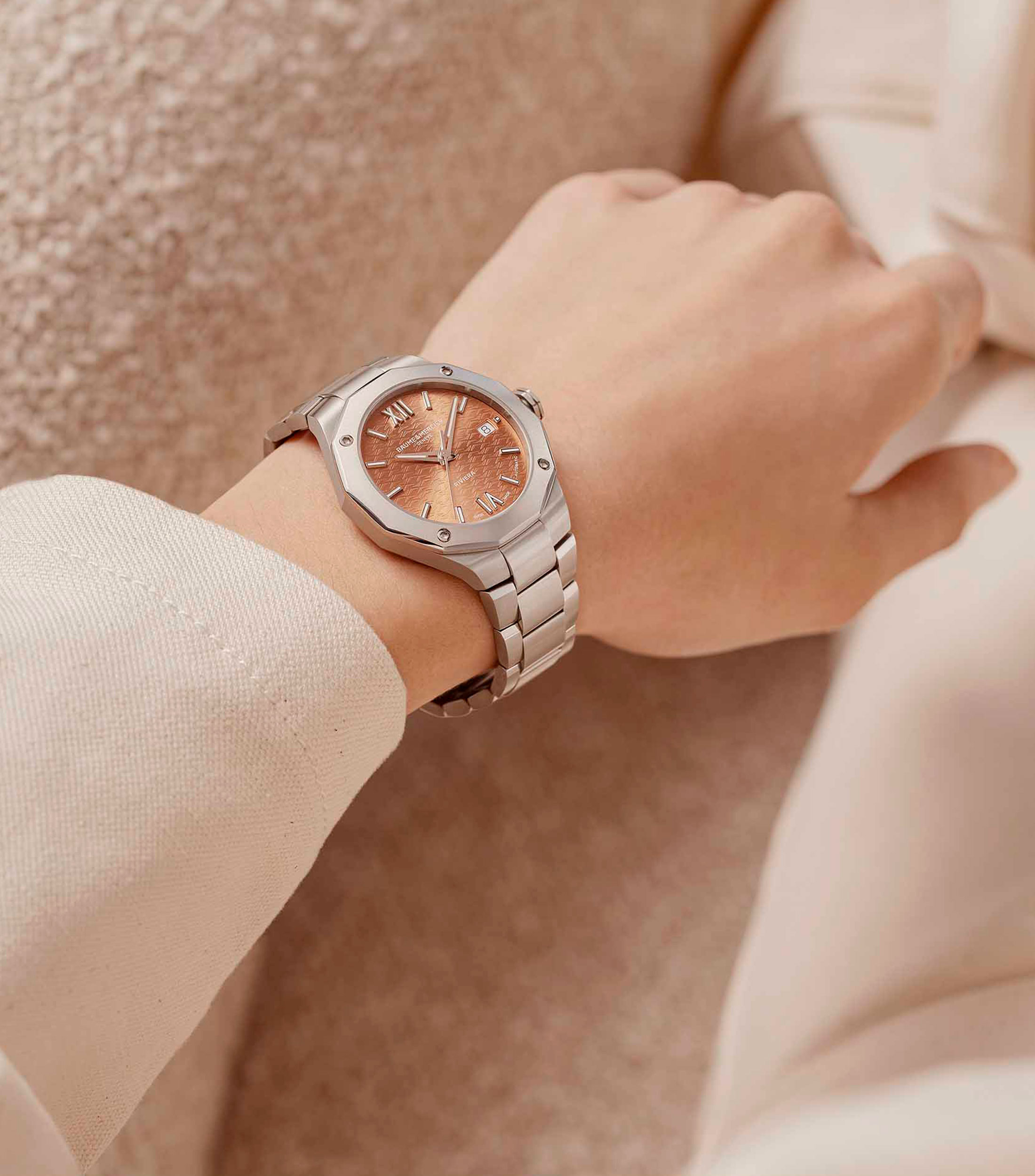 Reloj para Mujer Rivera Casual plateado