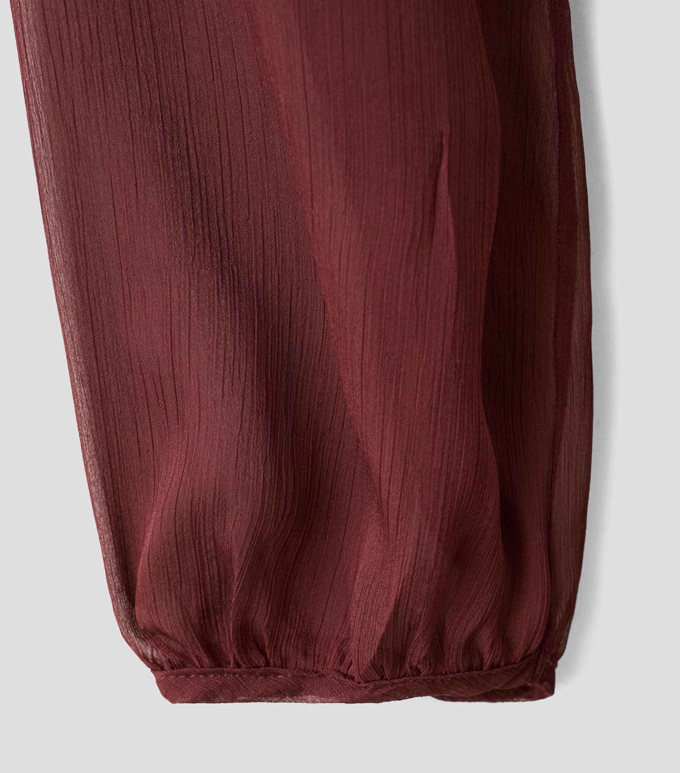 Vestido largo manga larga liso Mujer