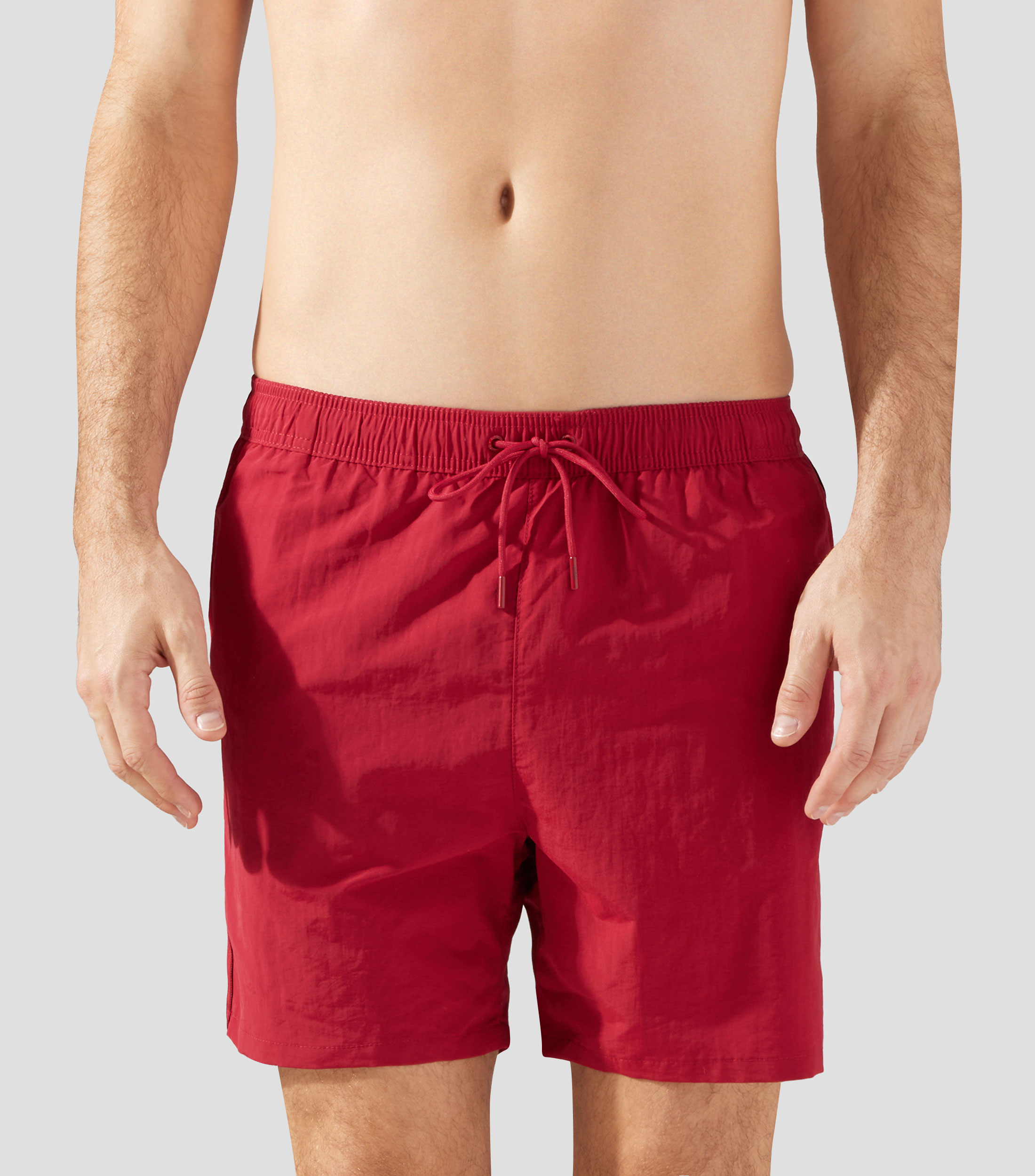 Traje de baño largo liso Hombre