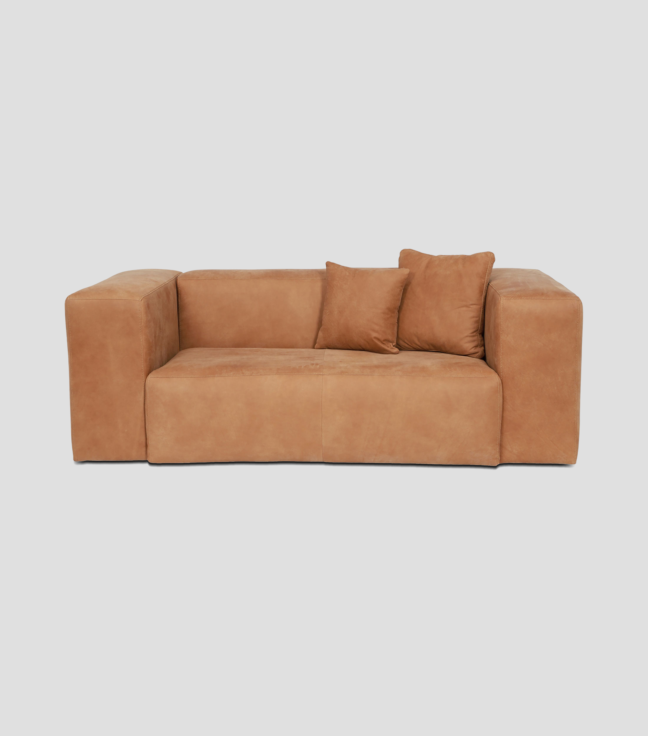 Love Seat en piel Gante Marrón