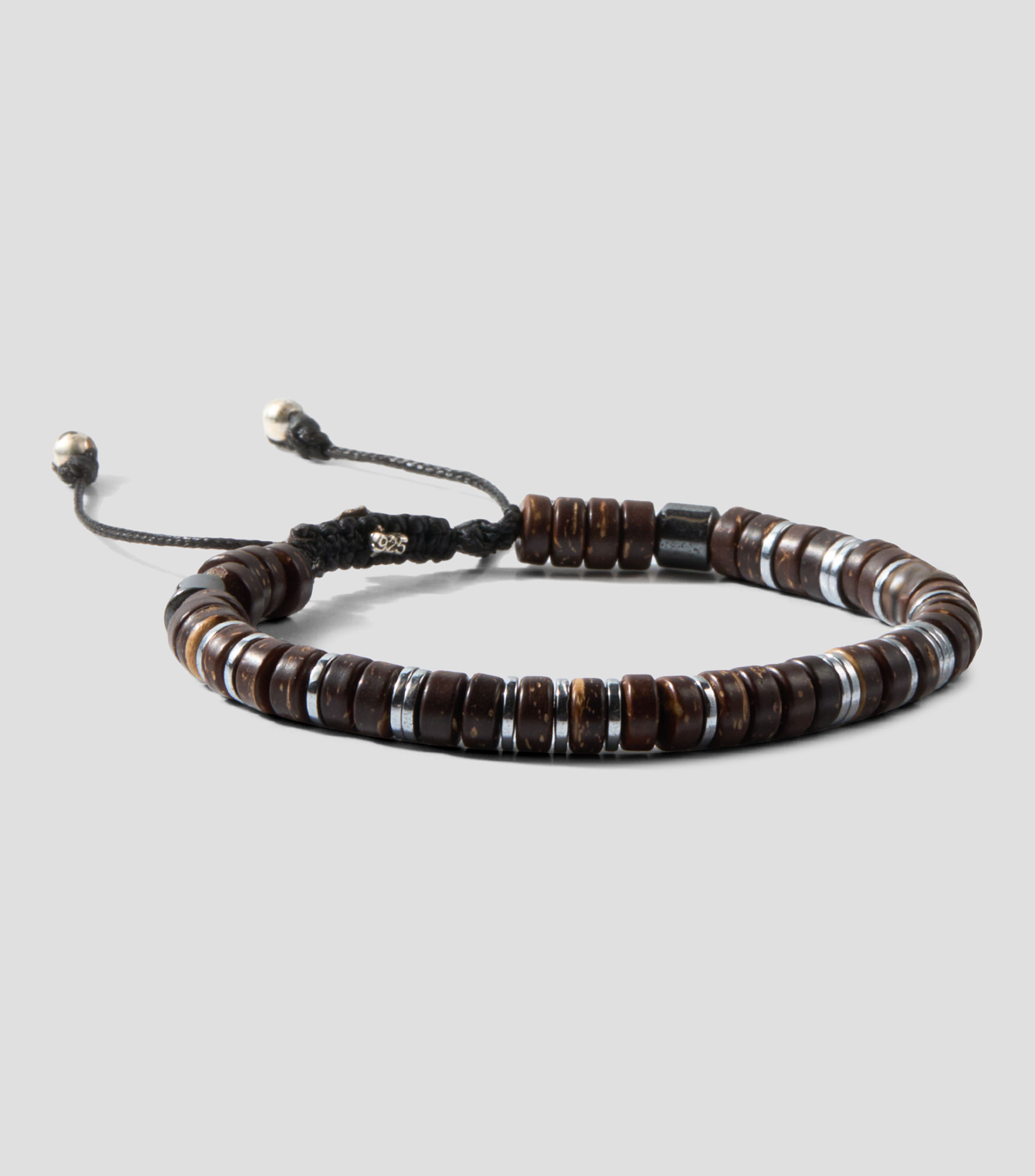Pulsera rondana plana ovalada Hombre