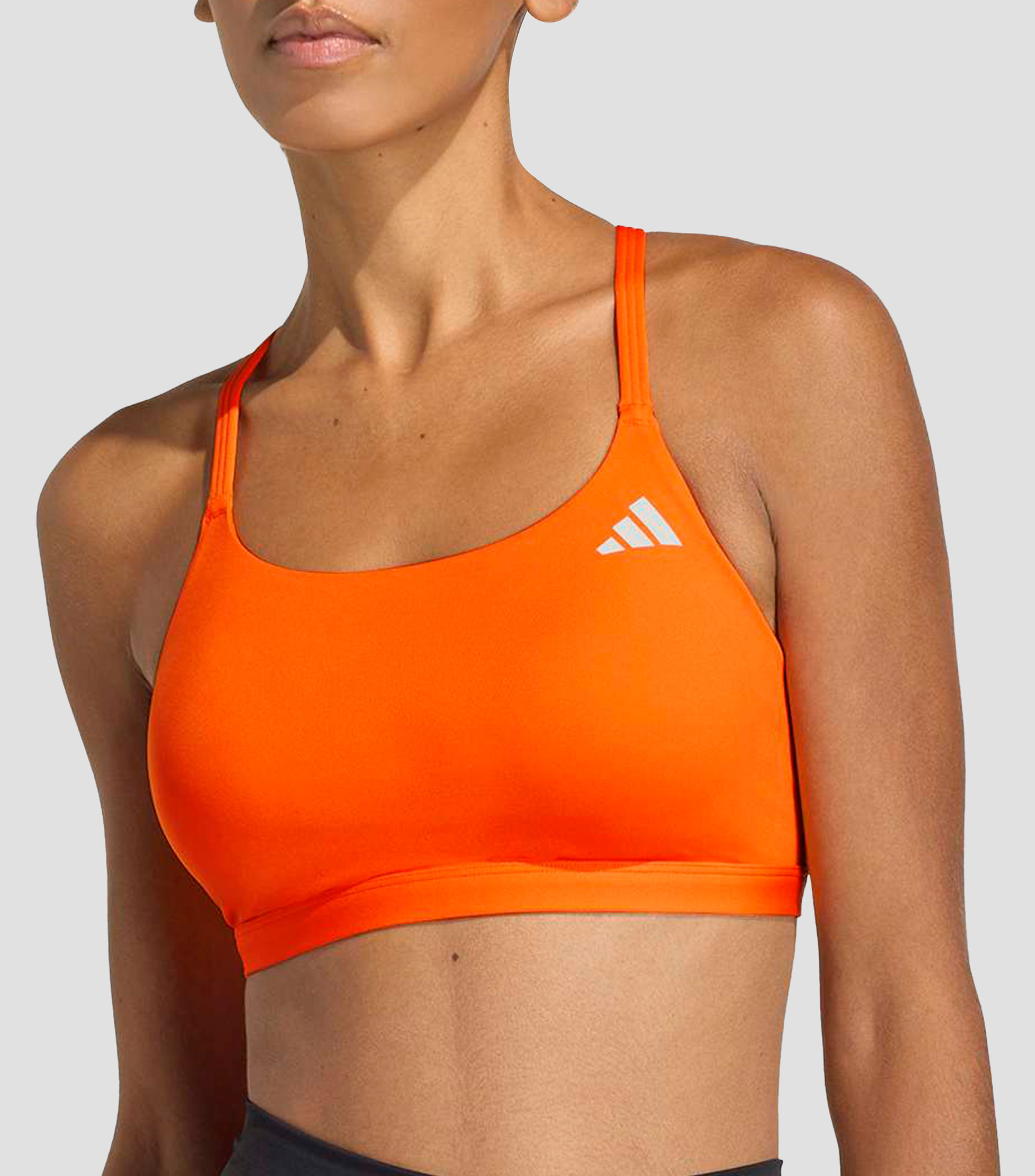 Top para entrenamiento Optimé Essentials Workout liso Mujer