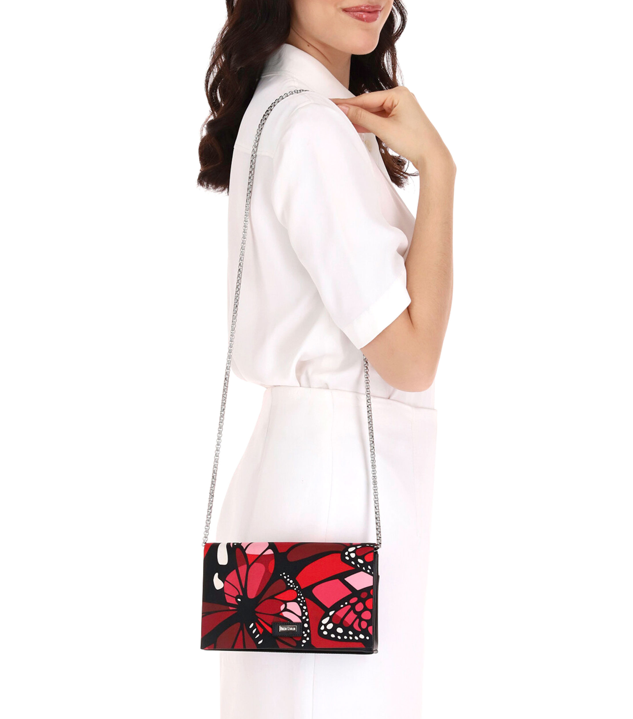 Bolsa Clutch en Piel Mariposa Mujer
