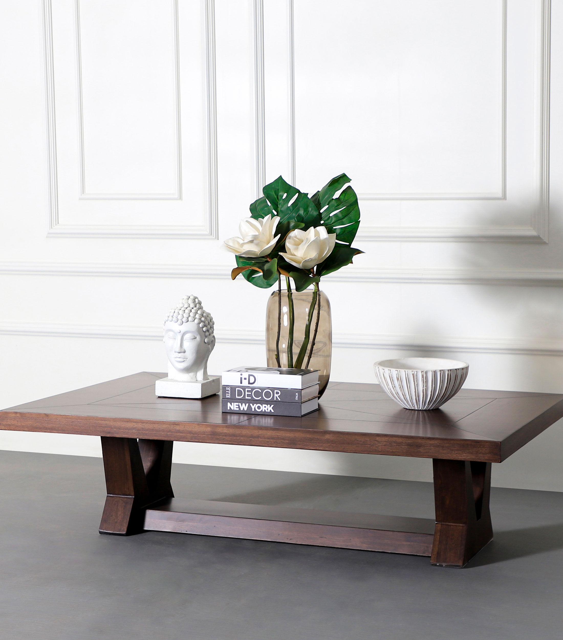 Mesa de Centro Tribeca en madera de nogal
