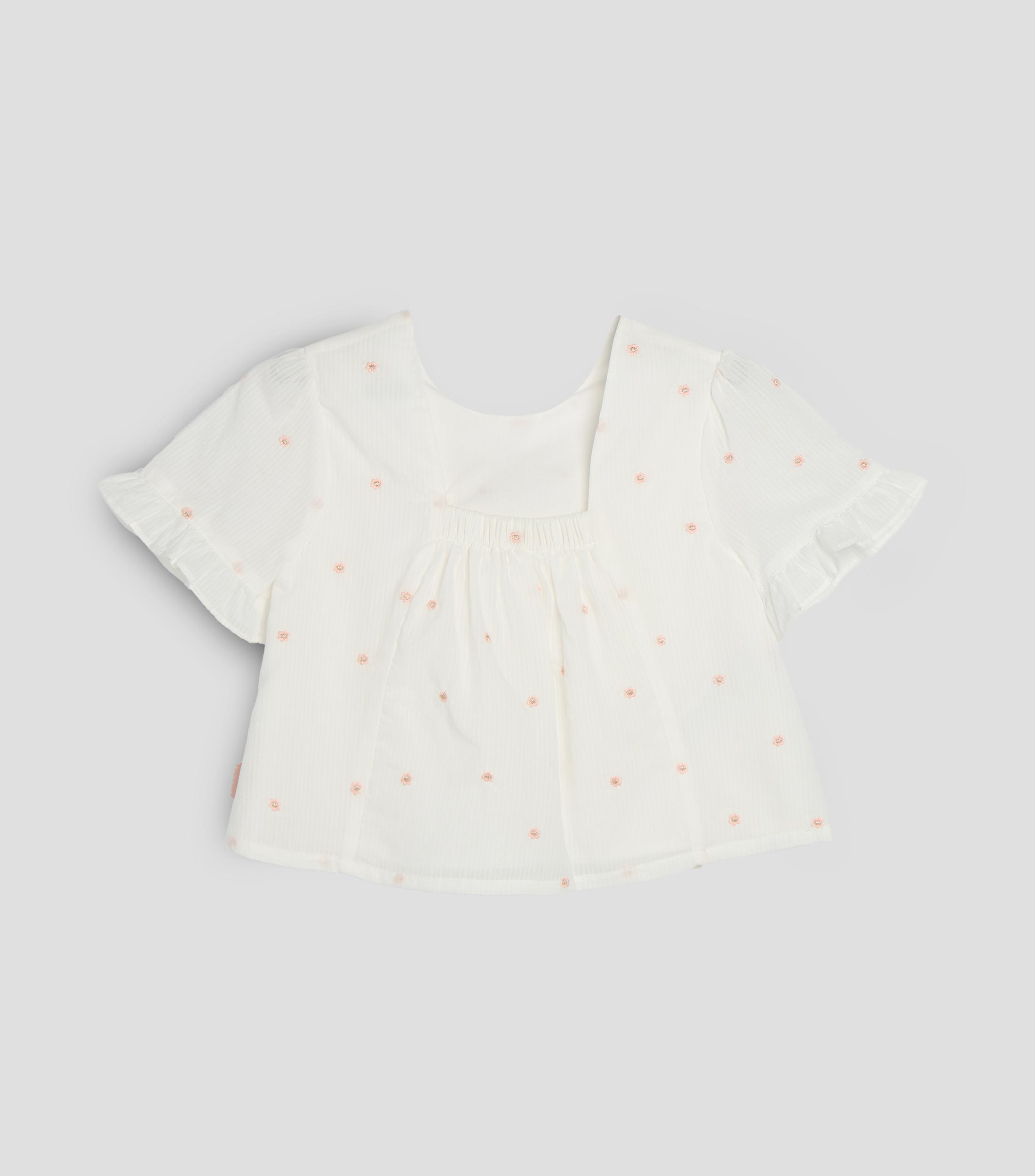 Blusa fantasía manga corta Niña