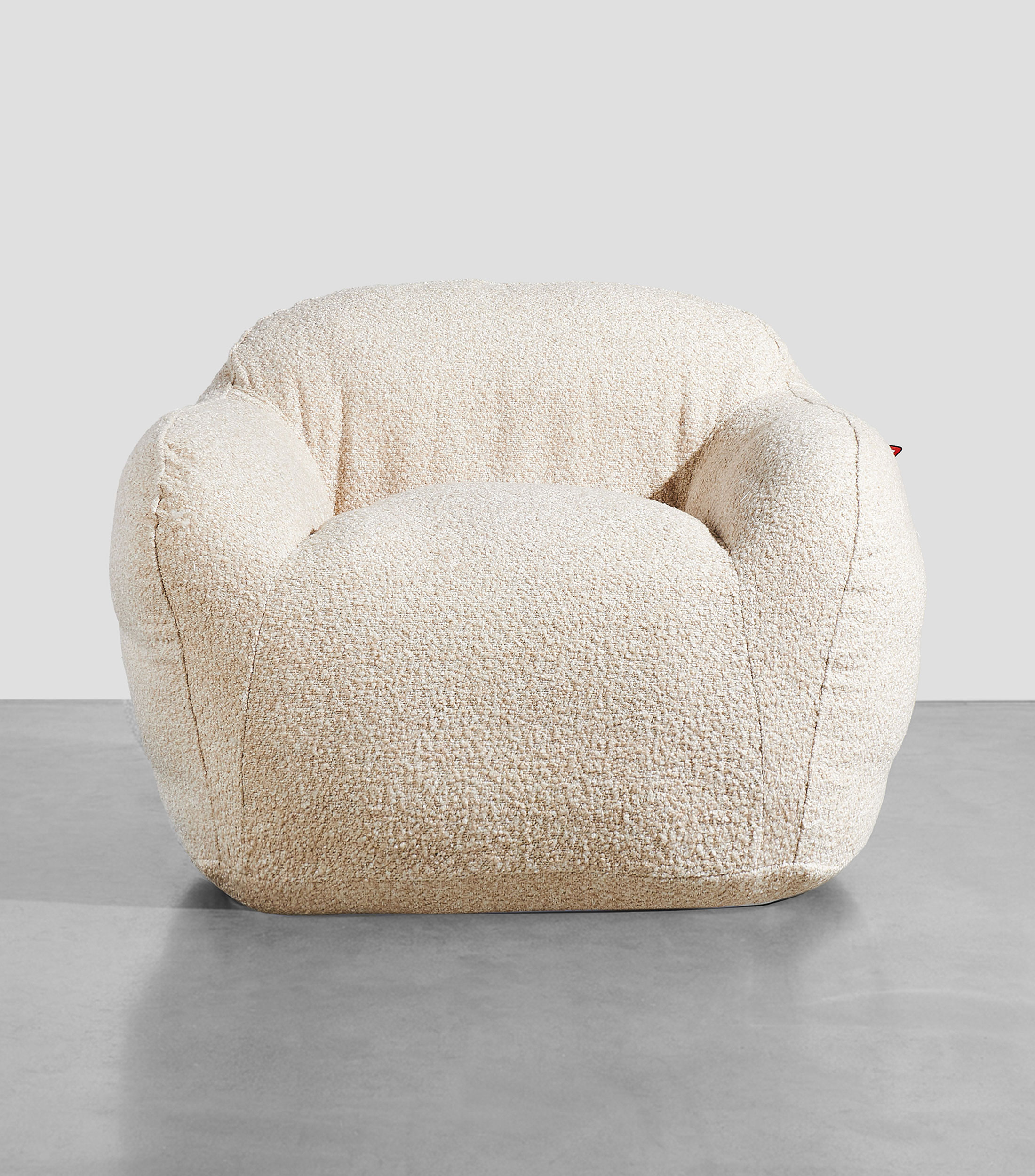Sillón Moderno Scratch Linen Beige