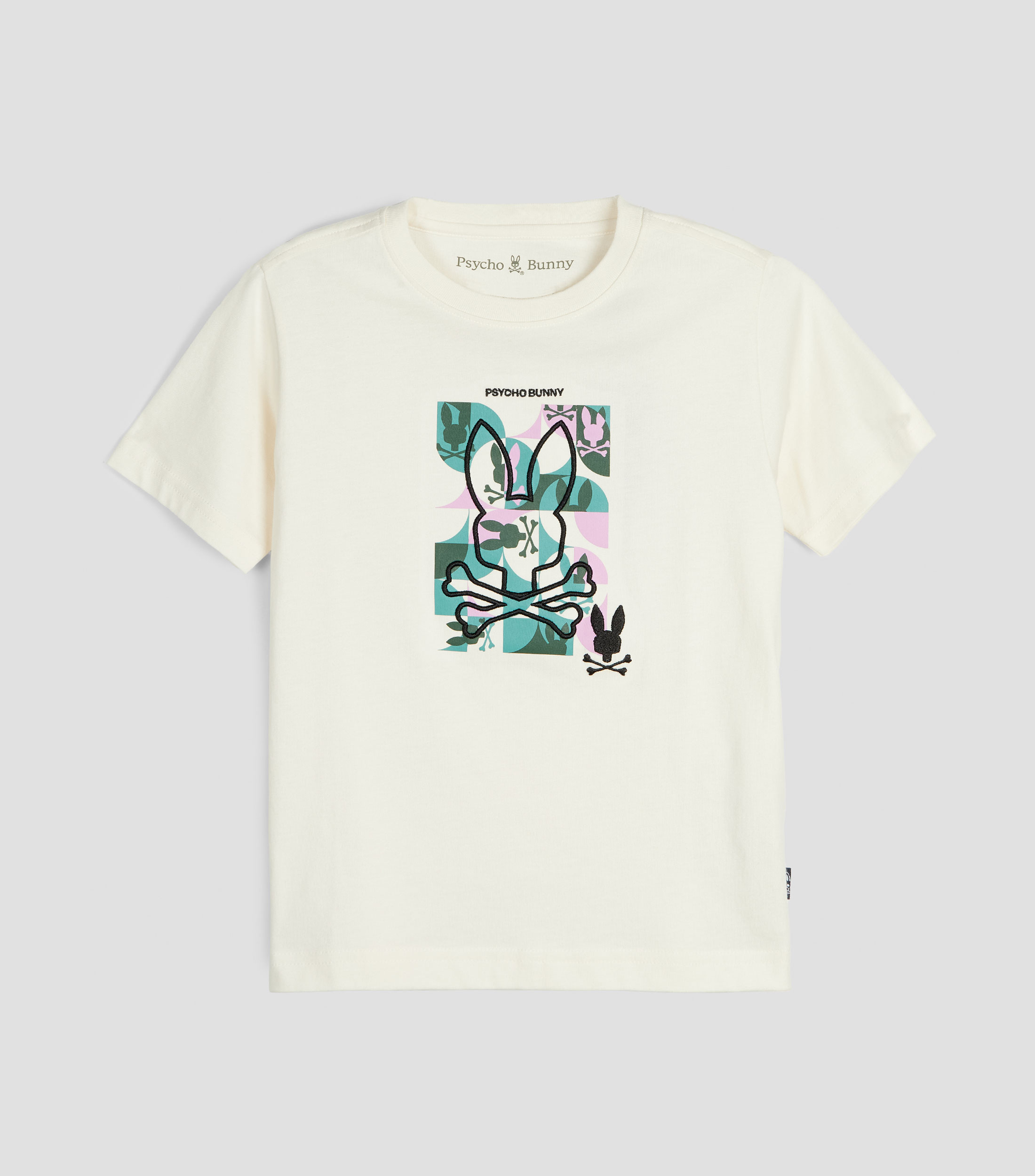 Playera cuello redondo manga corta estampada Niño