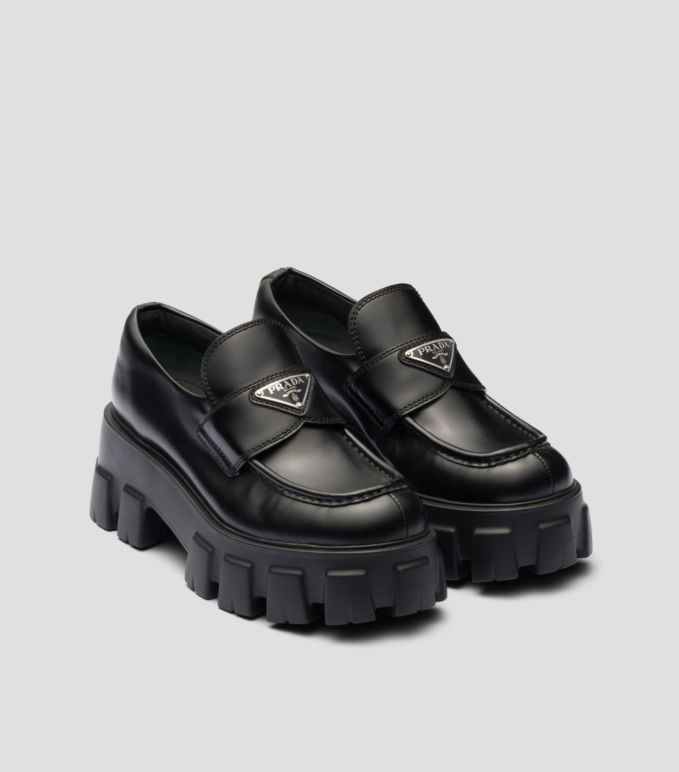 Mocasines con plataforma lisos Mujer