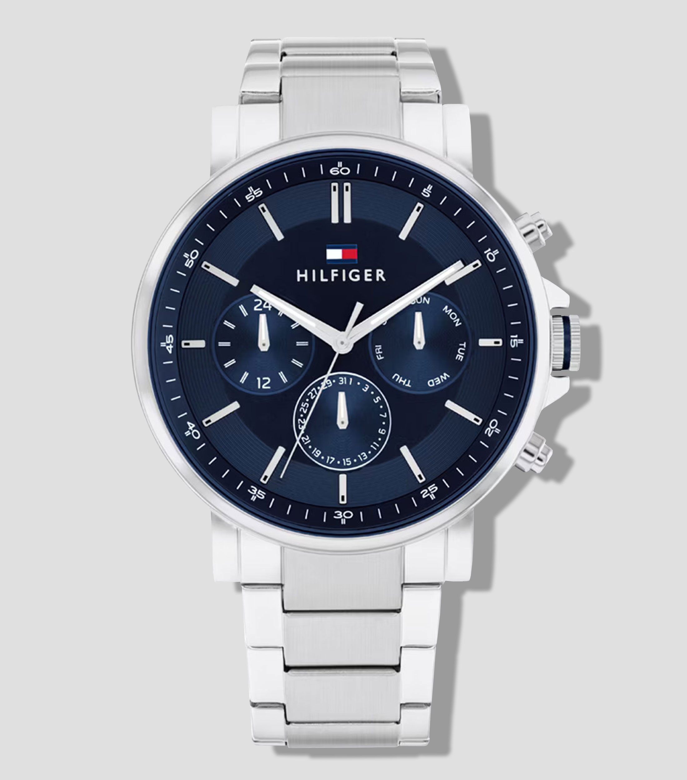 Reloj para Hombre Fall Winter Casual Plateado