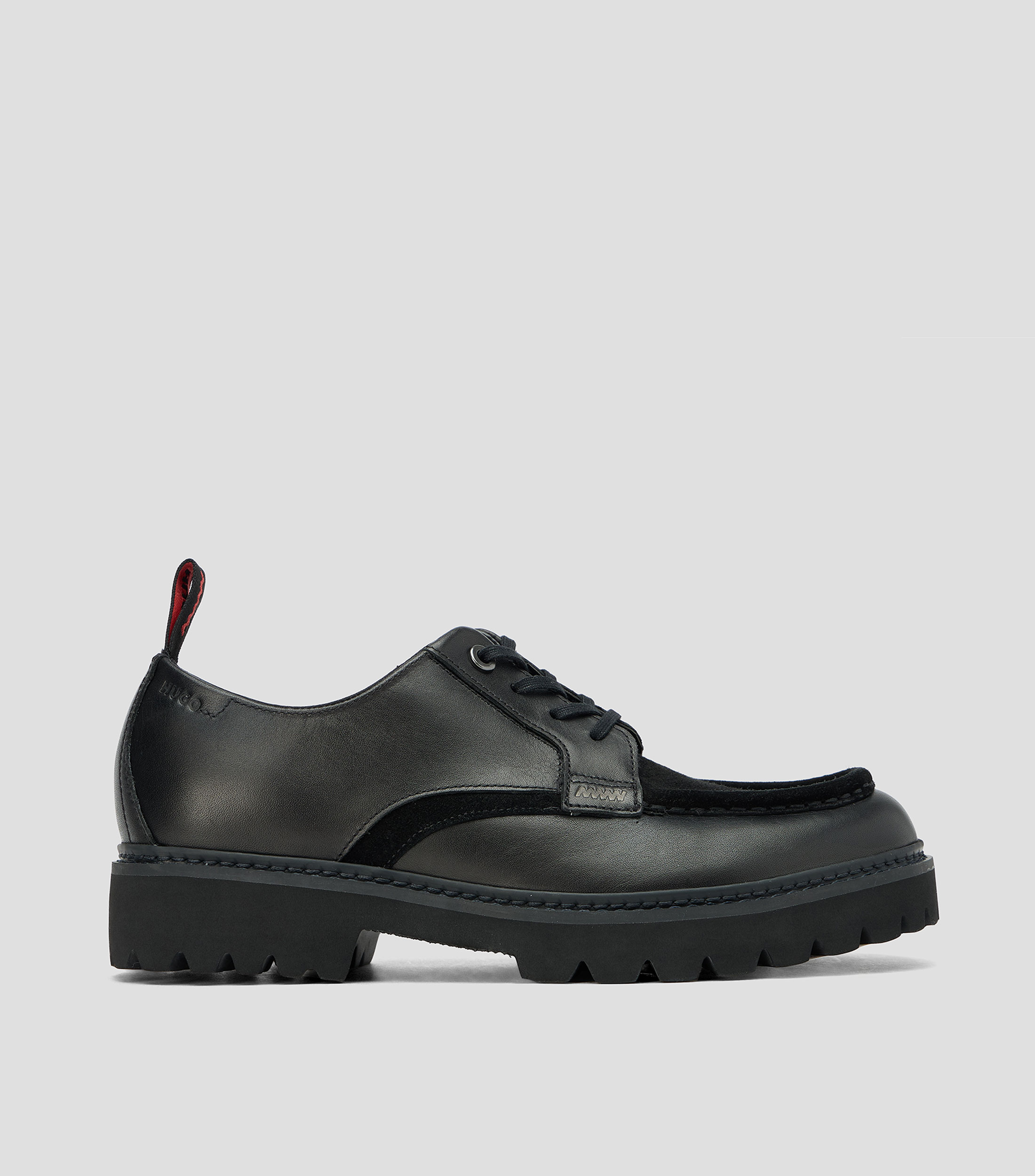 Zapatos casuales derby en piel Hombre