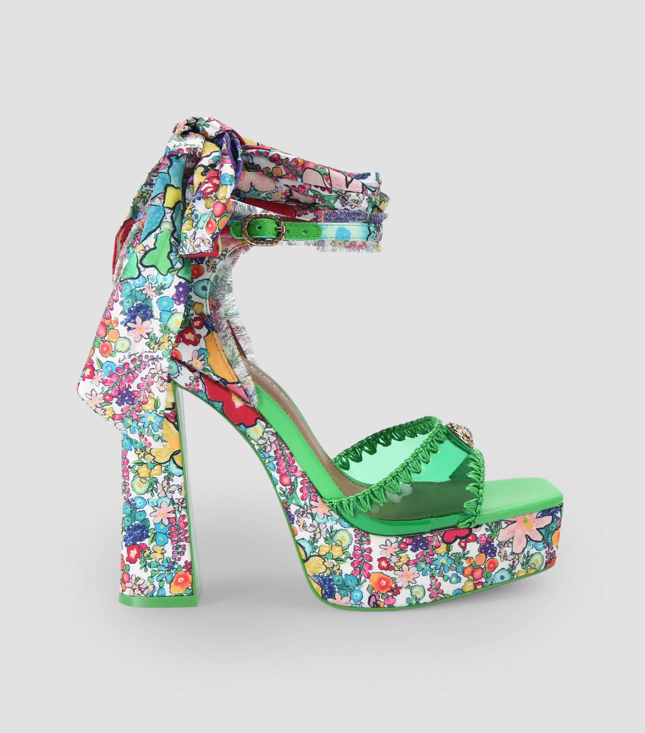 Sandalias con Tacón ancho de 13 cm Mujer