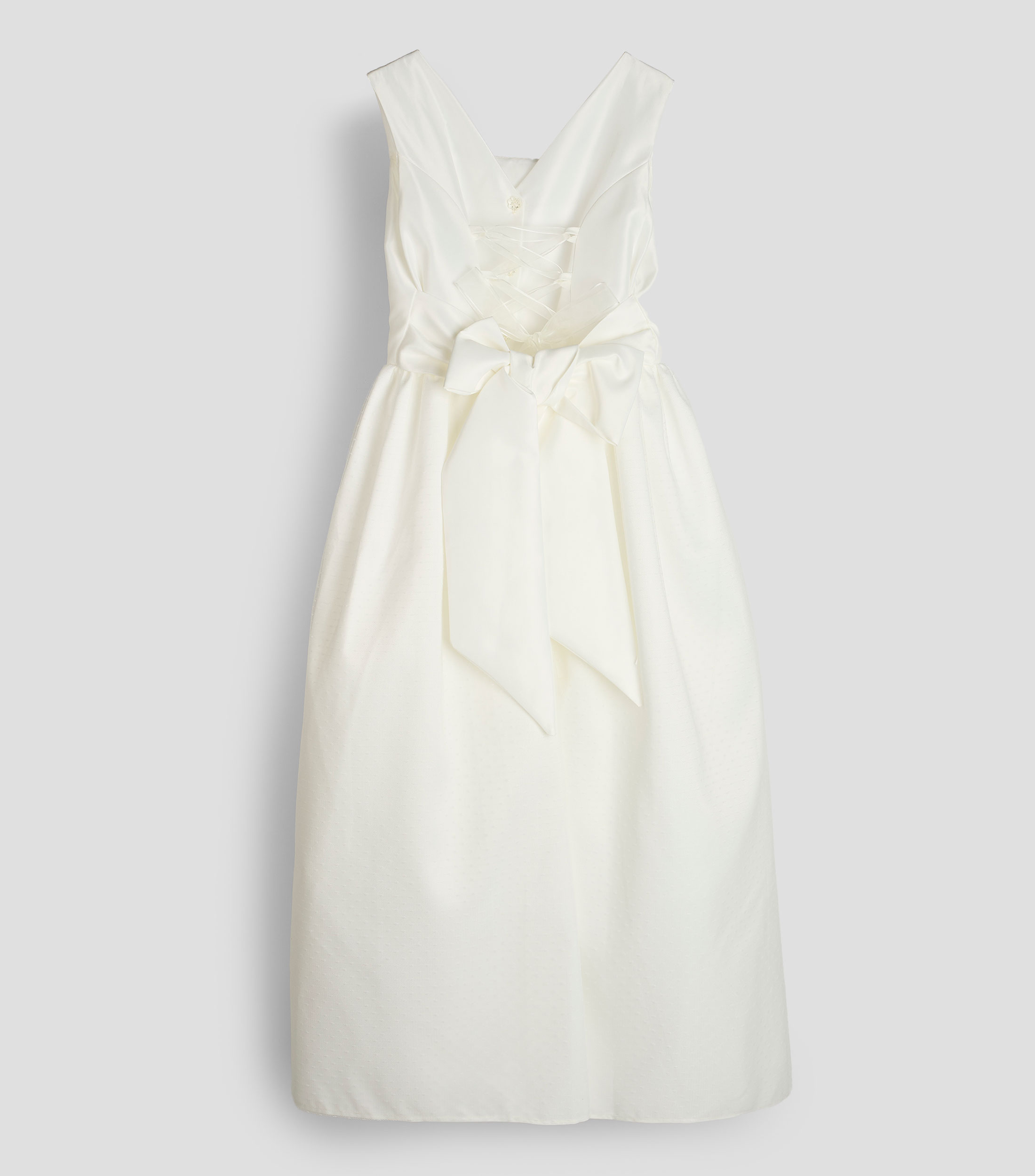 Vestido para primera comunión con bordado en pecho Niña