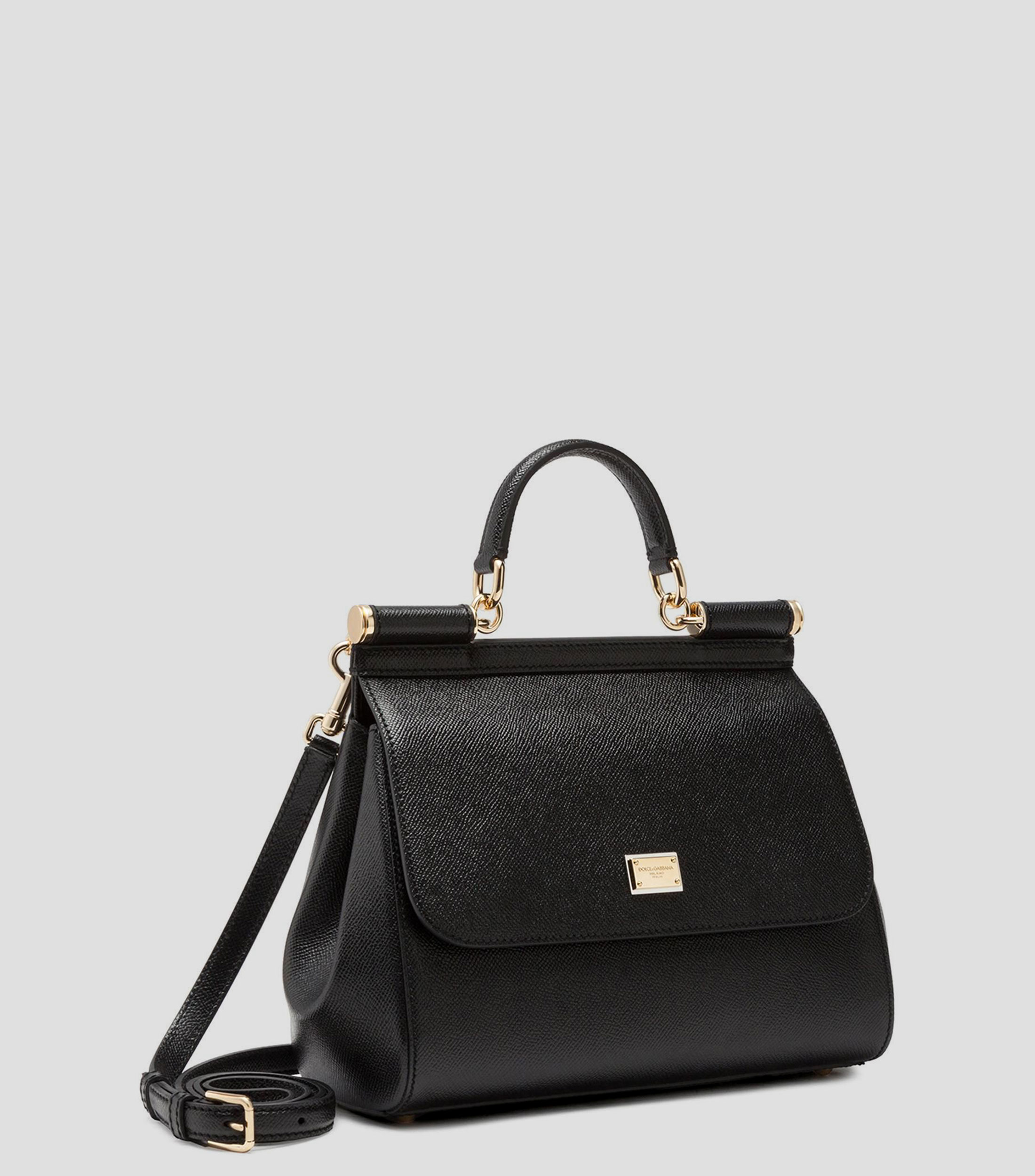 Bolsa shoulder en piel de becerro Sicily Mujer