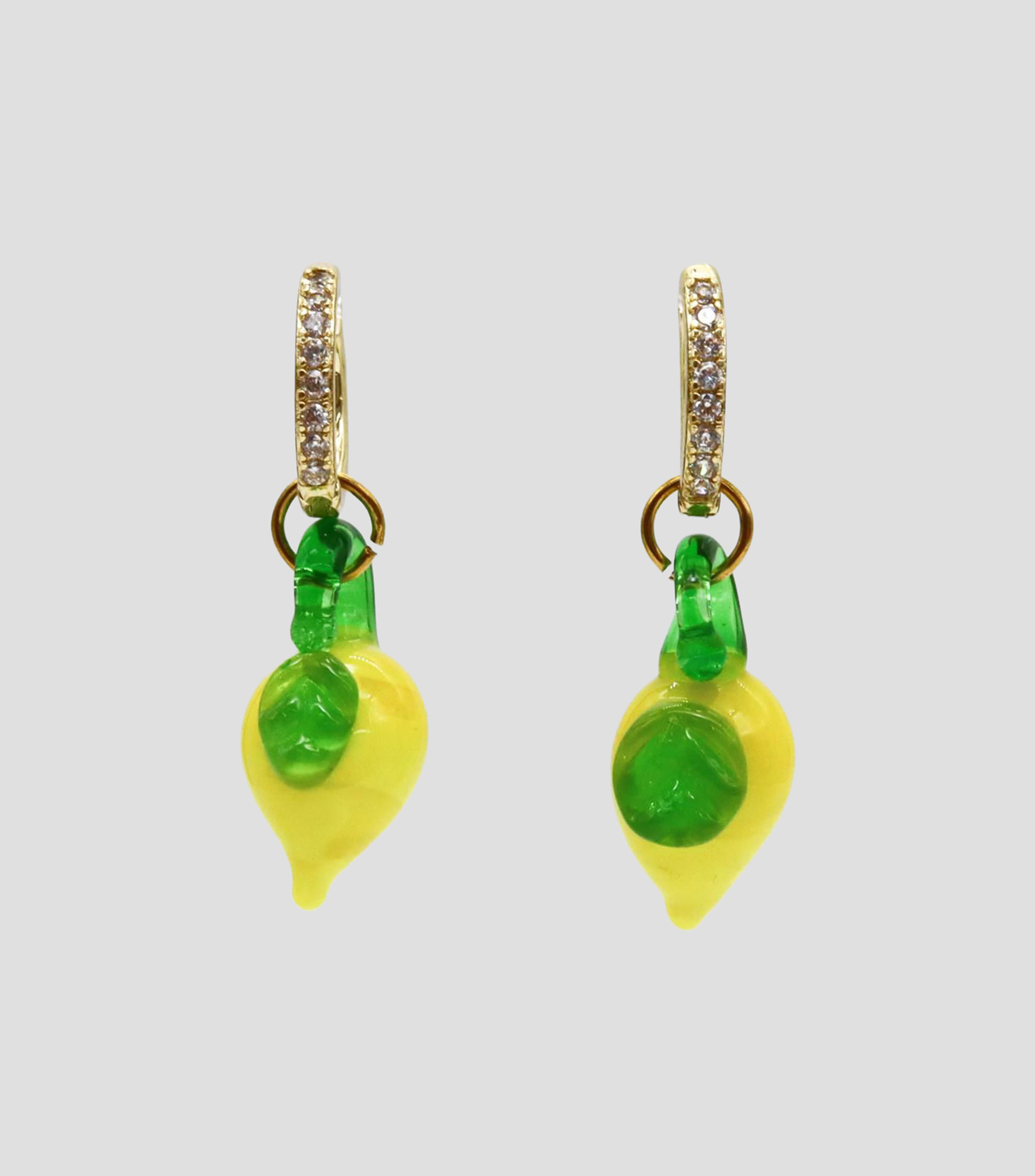 Aretes en forma de limones Hoop Limoncello Mujer