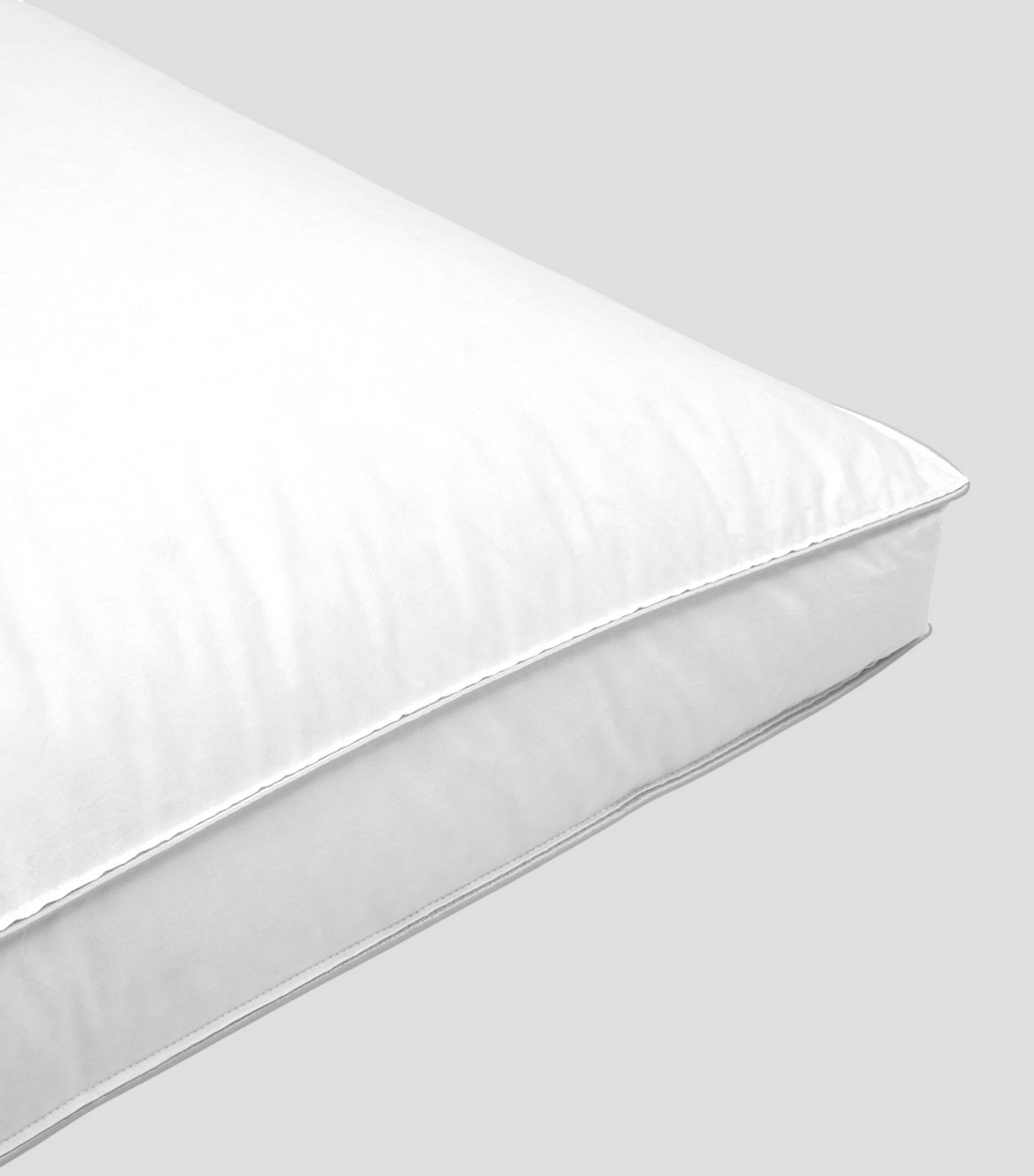Almohada King size, pluma de ganso, Suave, Prestige blanco