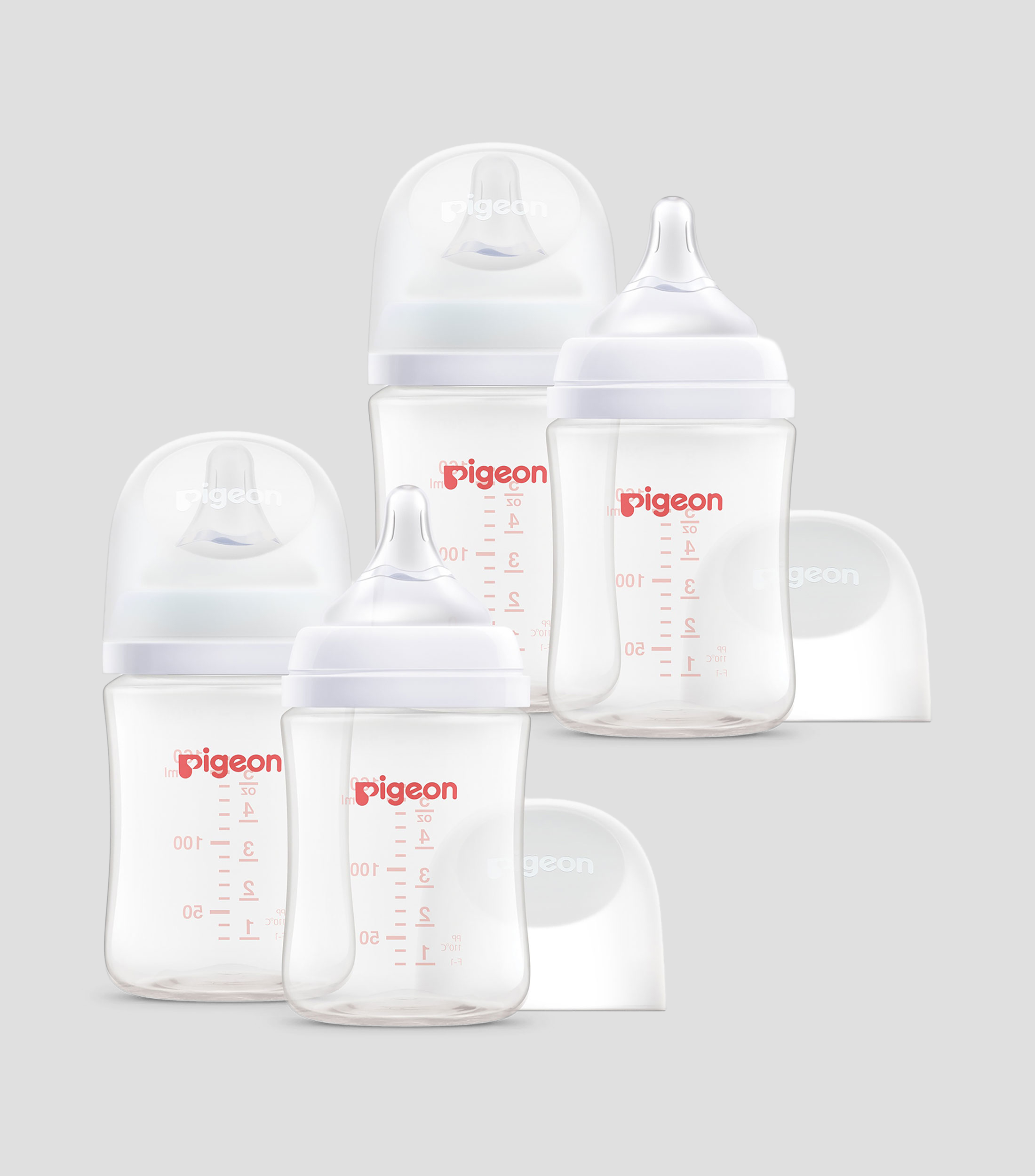 Set 4 Biberones Softouch 160 ml