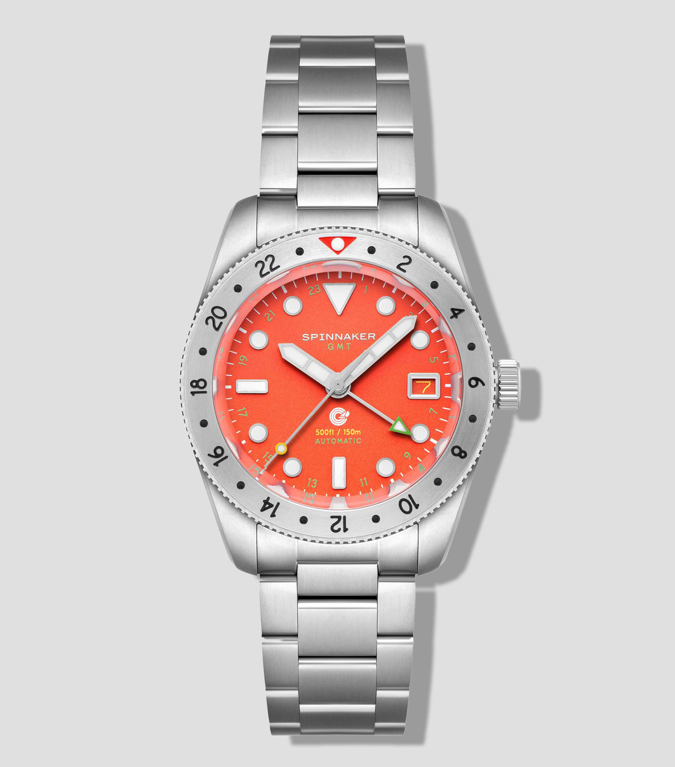 Reloj para Hombre Croft 39 GMT casual plateado