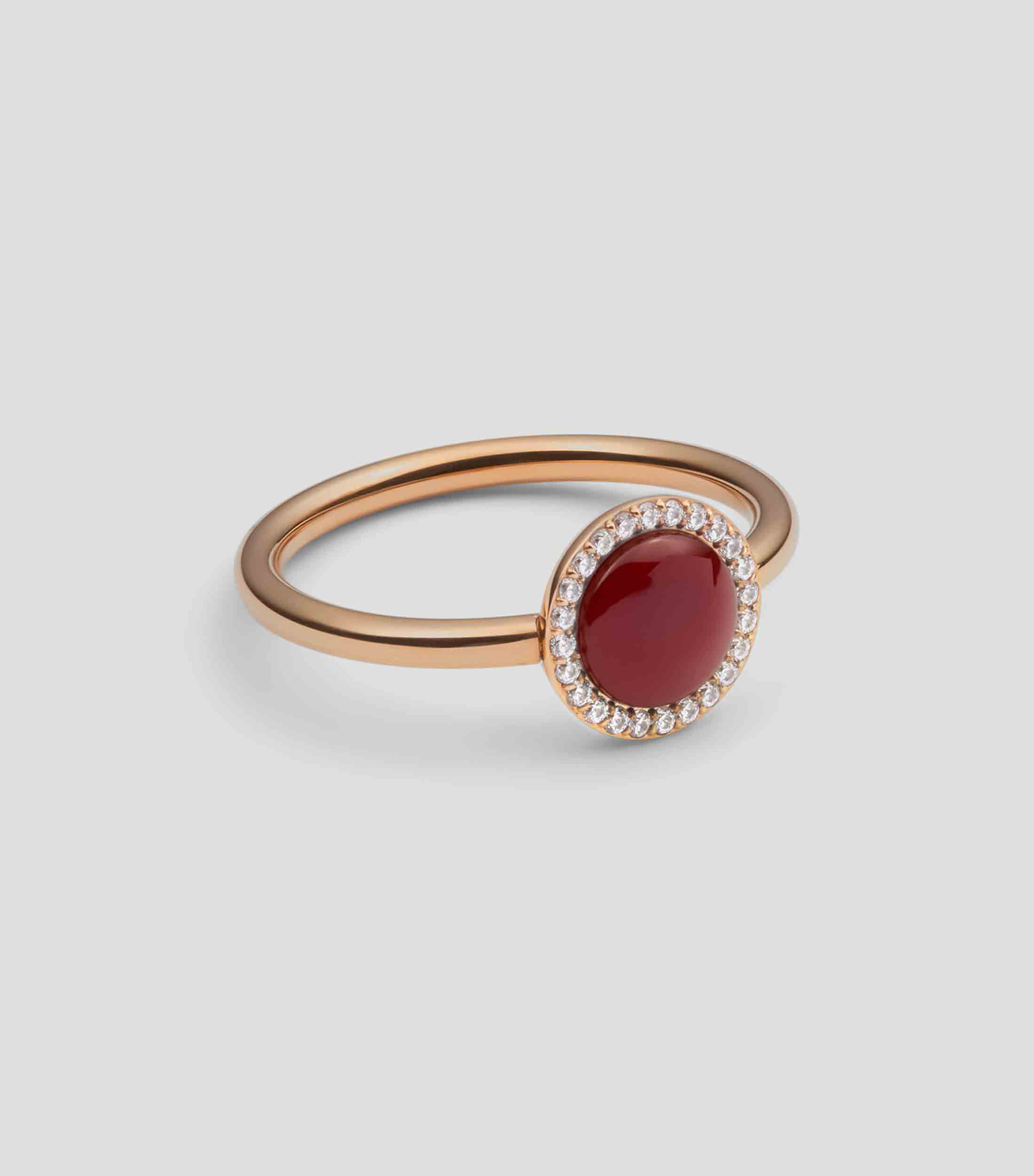 Anillo Agata Roja Mujer