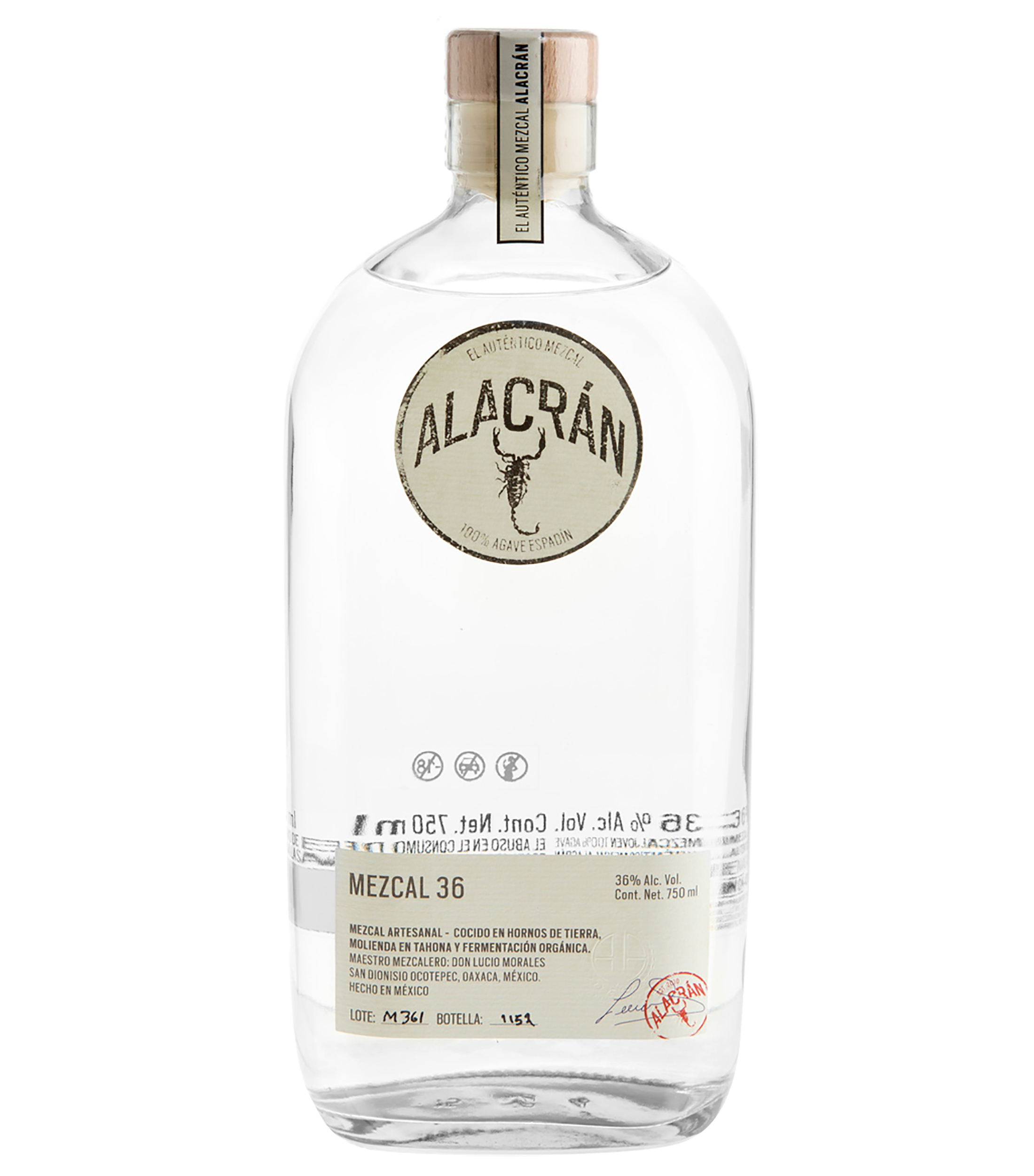 Alacrán Mezcal Alacrán 36, 750 ml El Palacio de Hierro