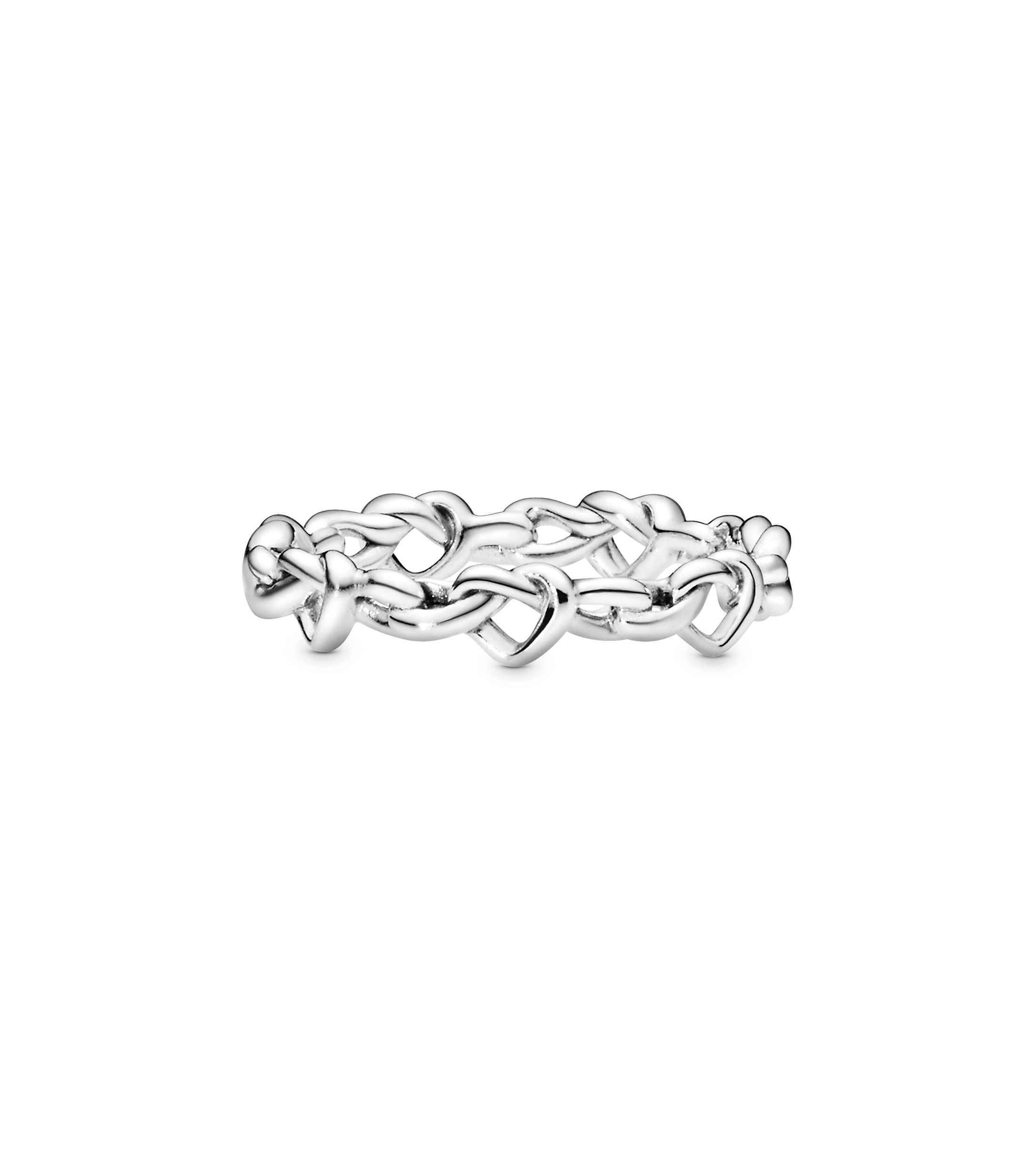 Anillo en Plata .925 Knotted Hearts Mujer Talla: 60