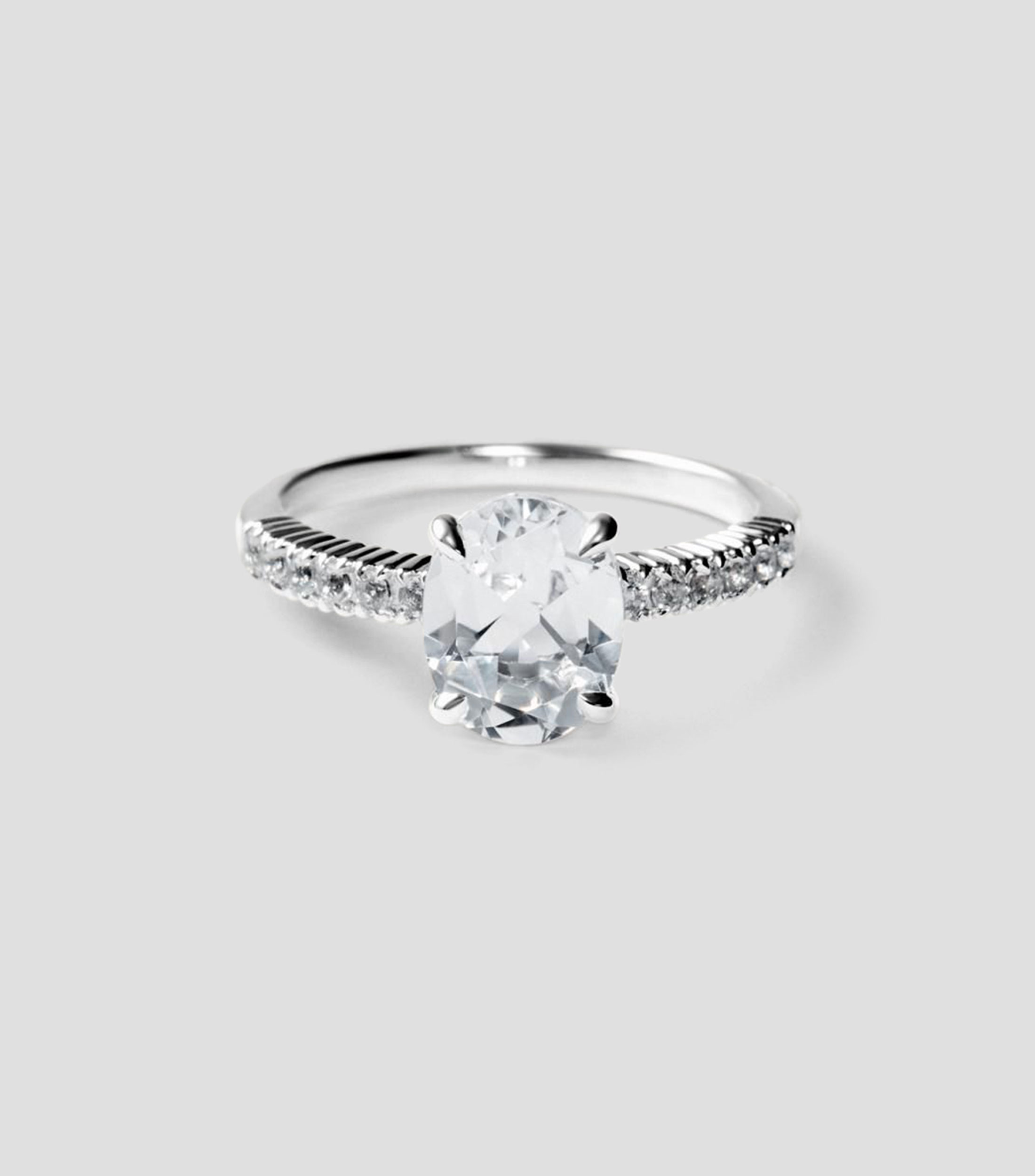 Anillo en Plata .925 con Cuarzo Mujer