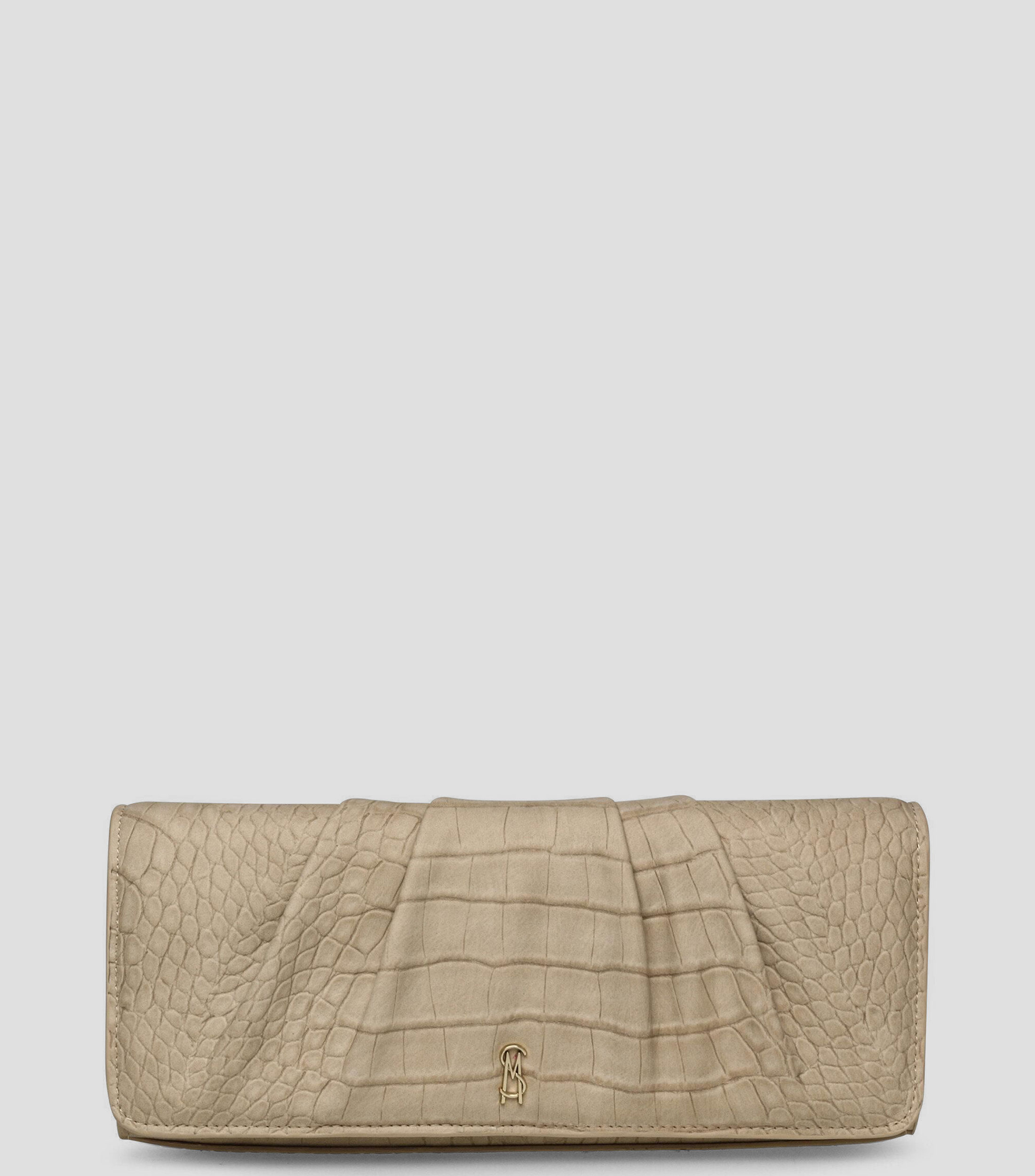 Bolsa clutch texturizada Mujer