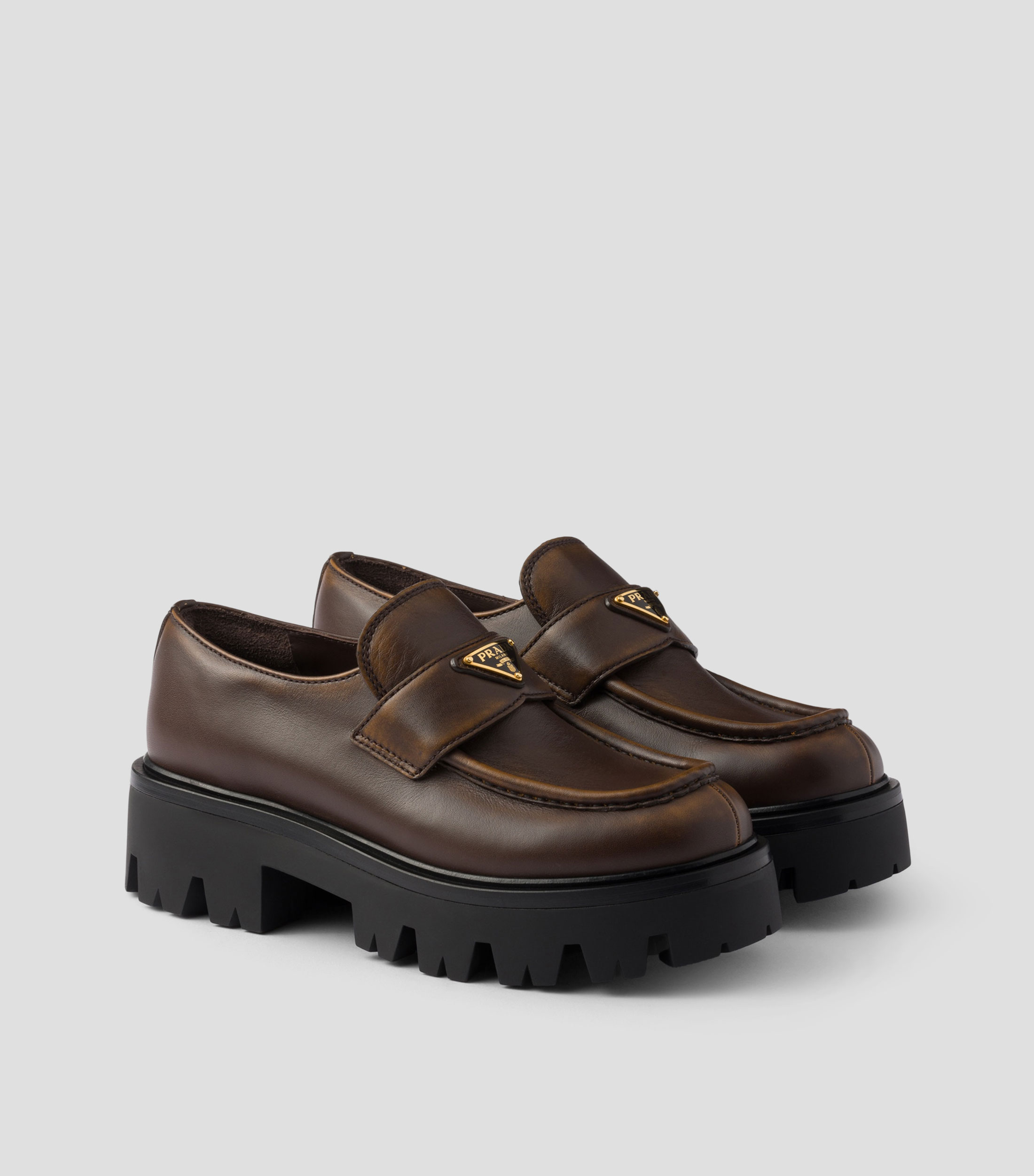 Mocasines con plataforma lisos Mujer