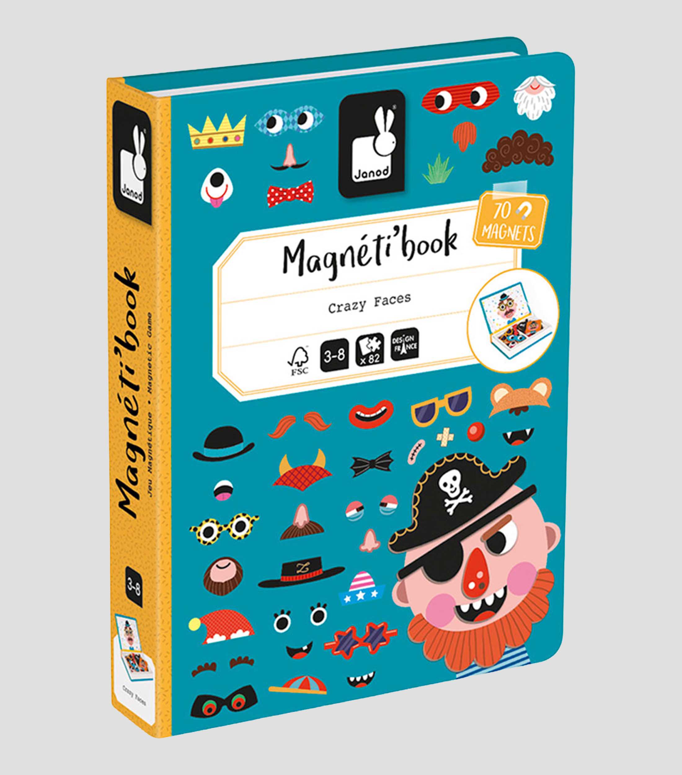 Magnetibook Ninos Caras Locas