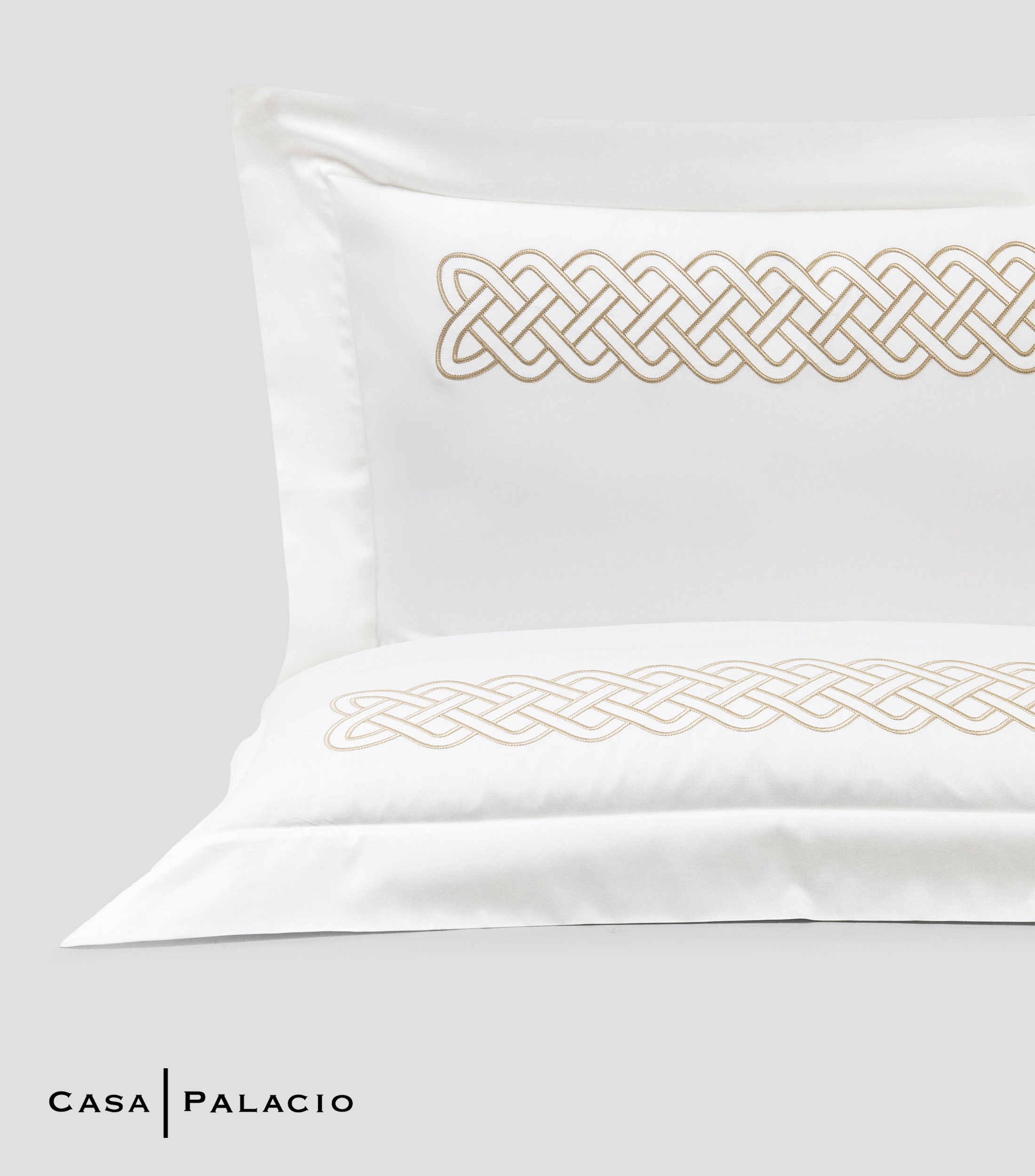 Funda para Almohada King Size en Algodón Embroidery blanca