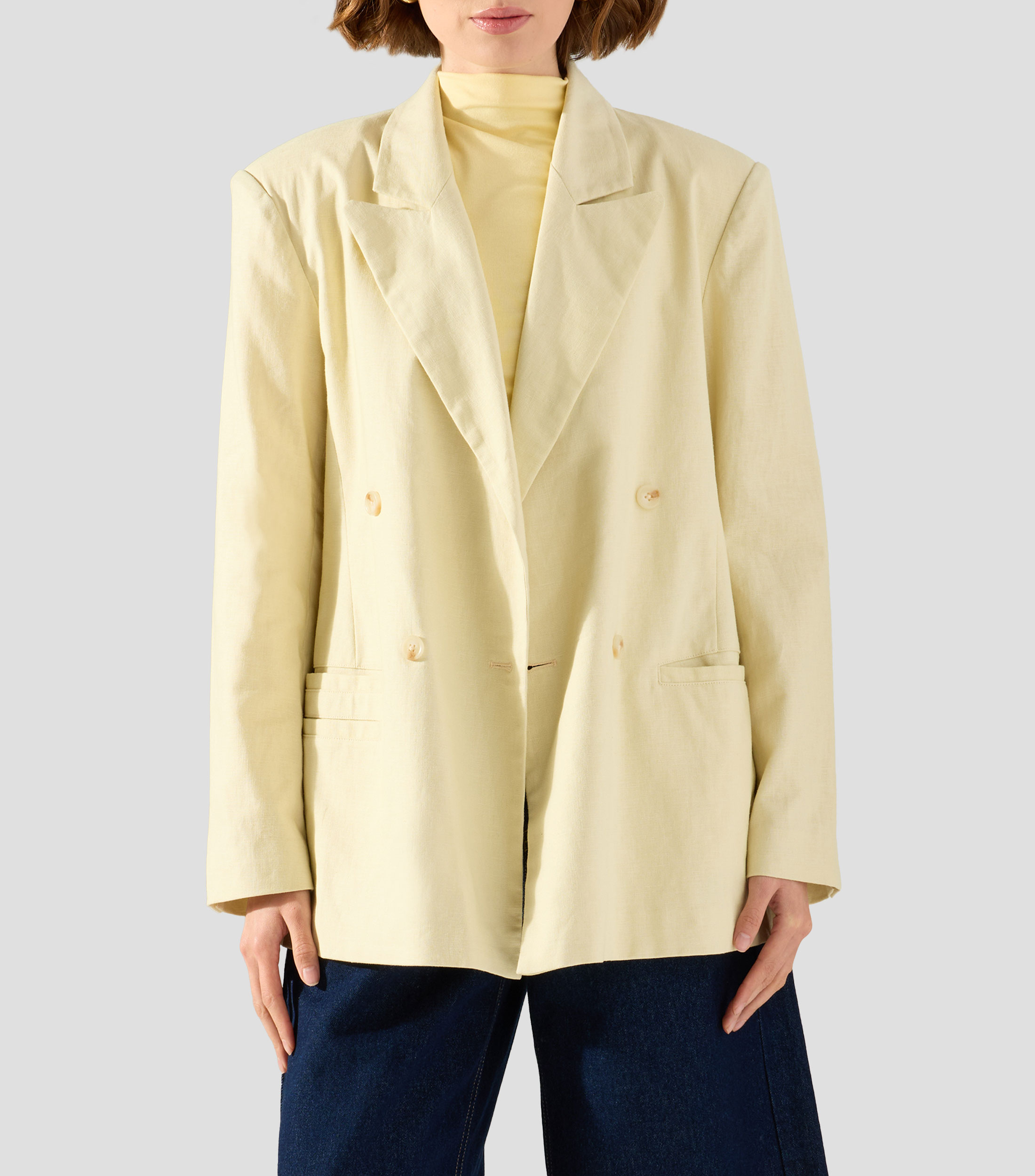 Blazer liso Mujer