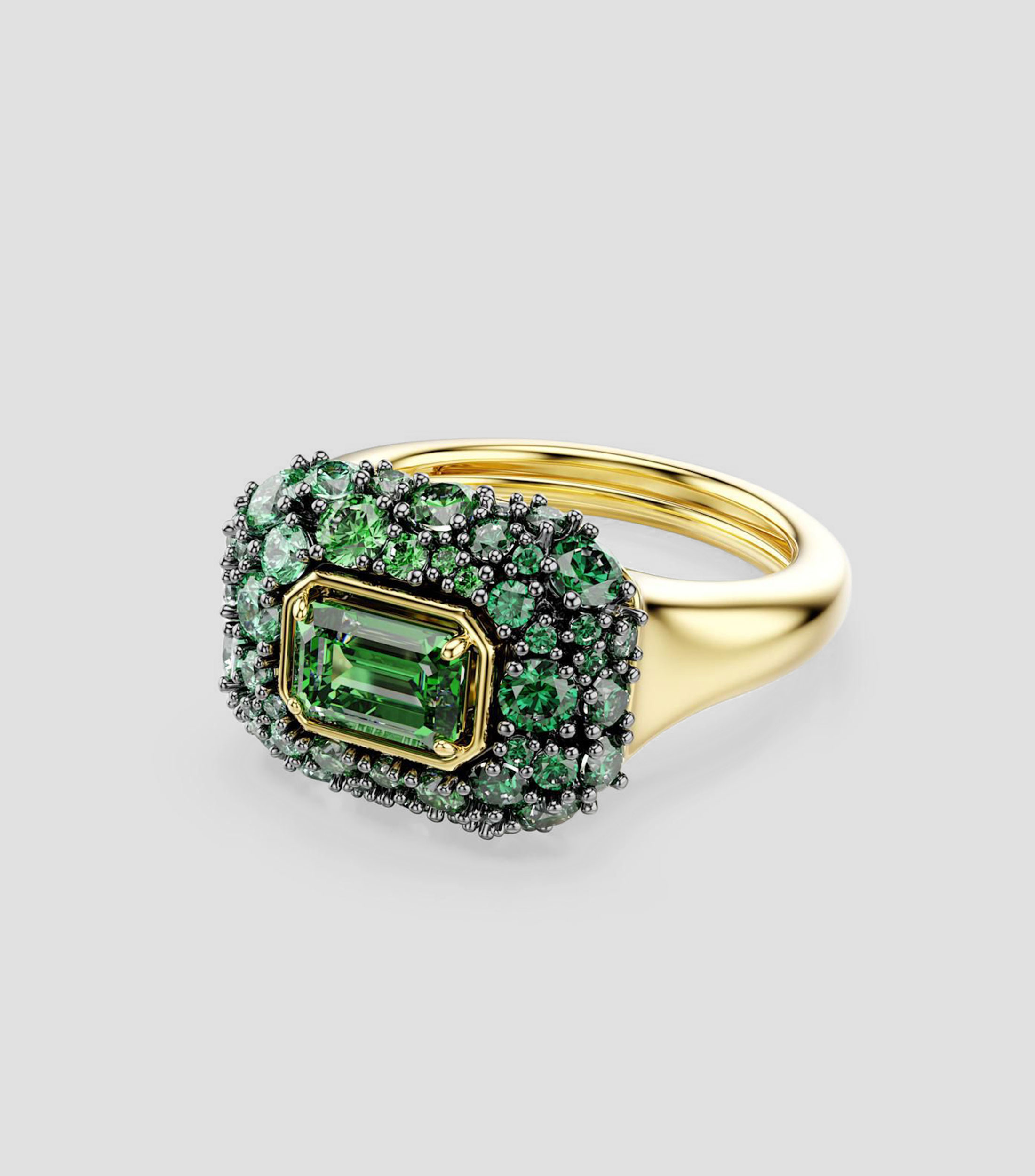 Anillo Sublima con Swarovski Zirconia verde Mujer