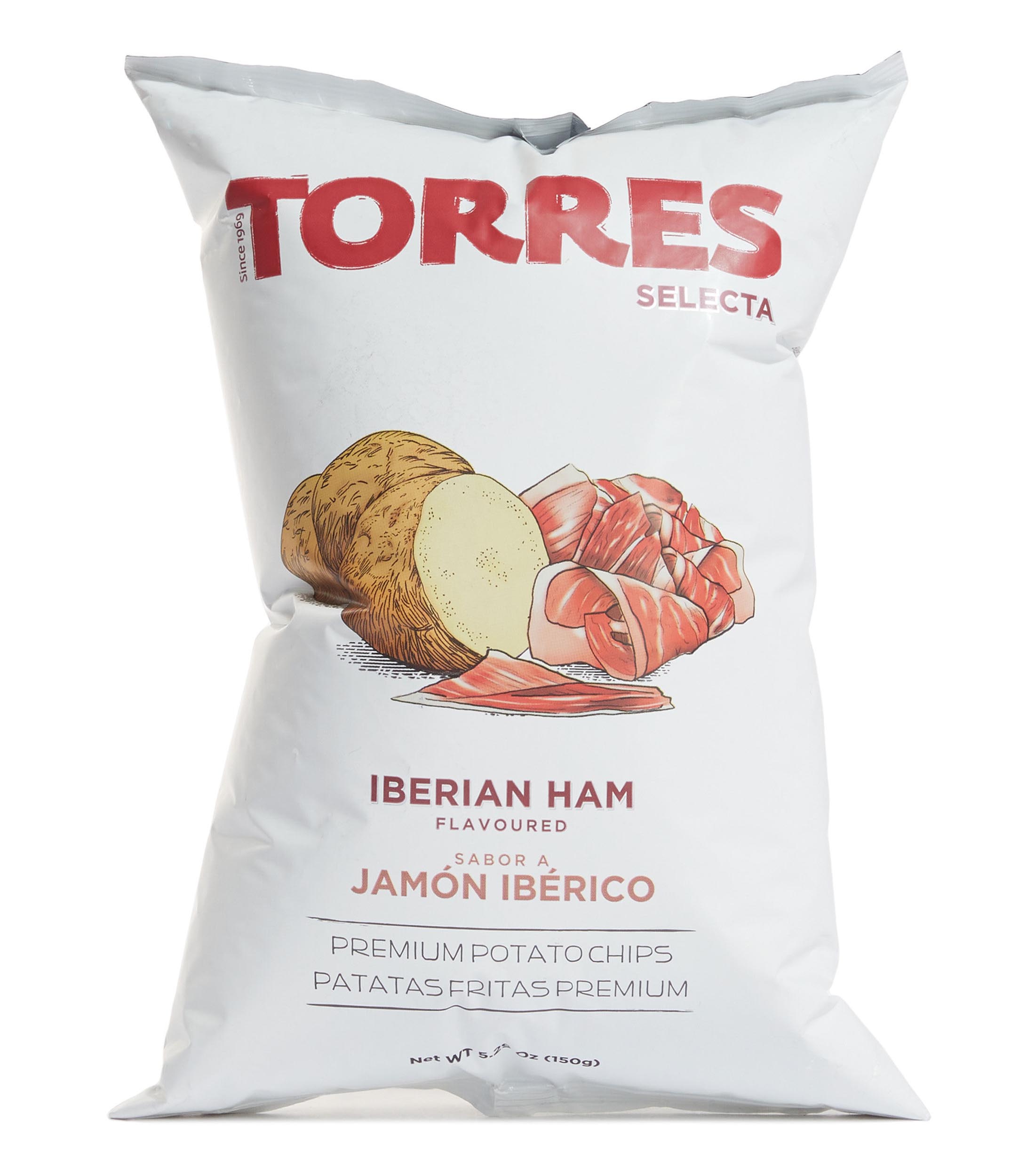Torres Selecta Papas Torres Sabor Jamón Ibérico, 150g El Palacio