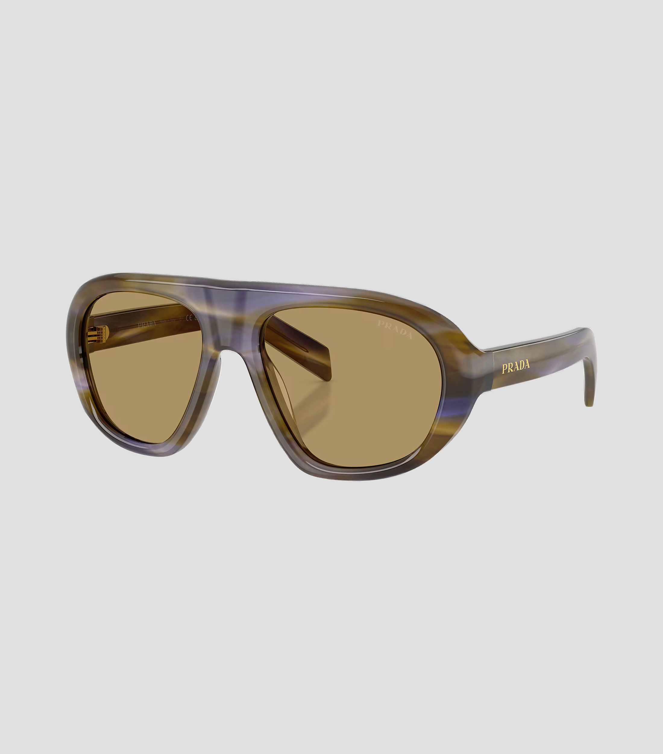 Lentes de sol Prada aviador carey Mujer